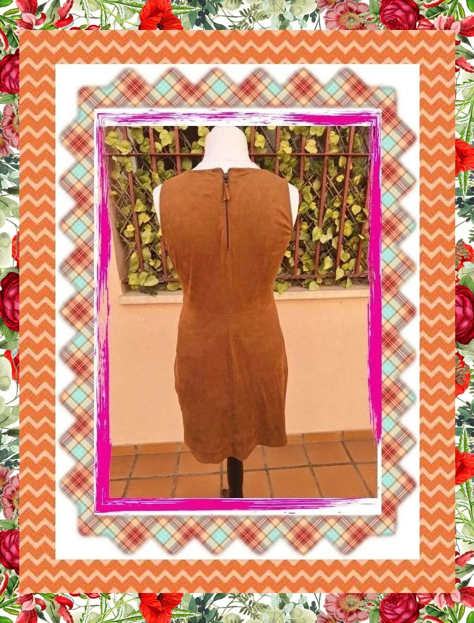 Vestido Antelina Camel - Stradivarius - Talla L – Stradivarius – taille L / 40 / 12 5