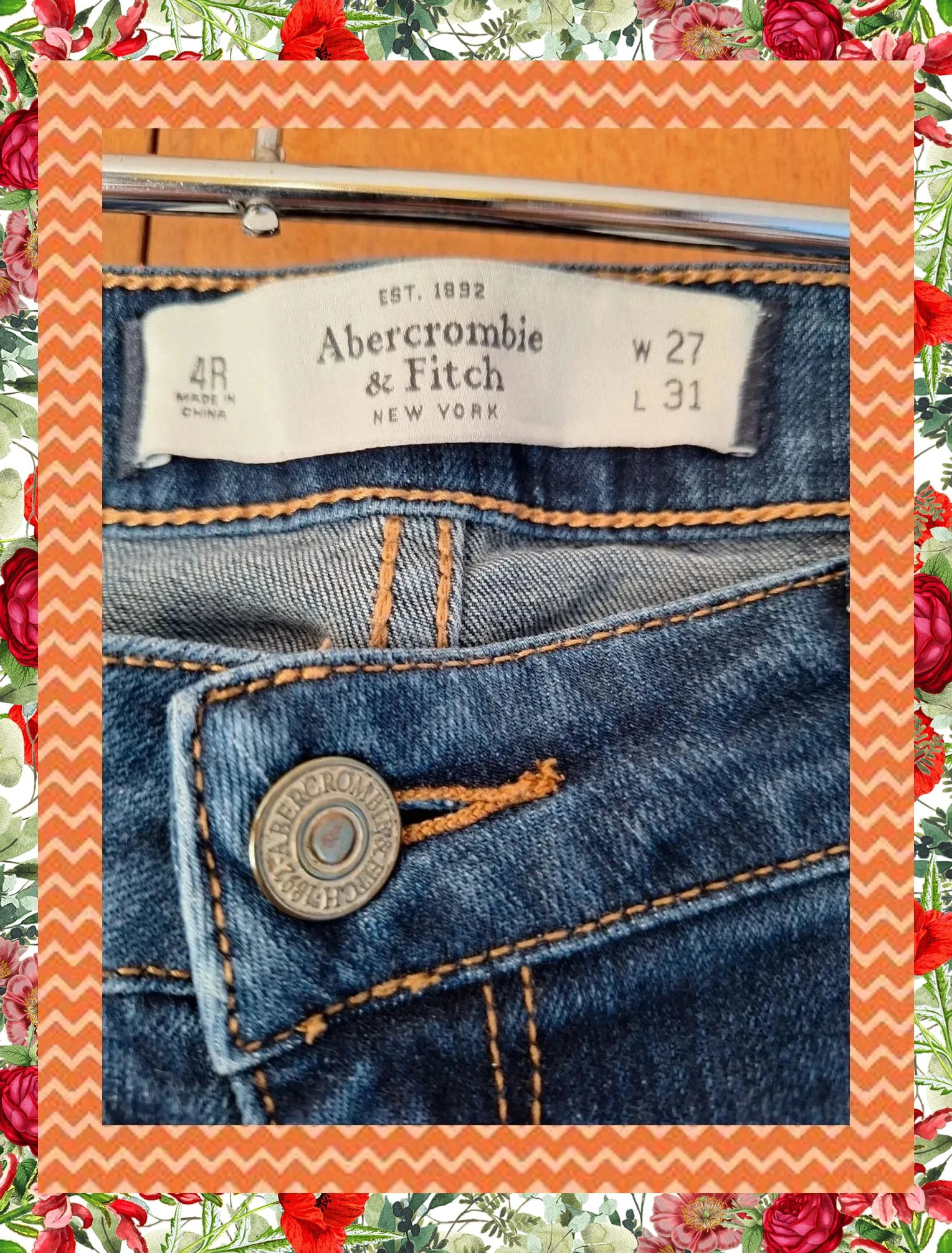 Pantalón vaquero Abercrombie & Fitch – Abercrombie & Fitch – taille M / 38 / 10 2
