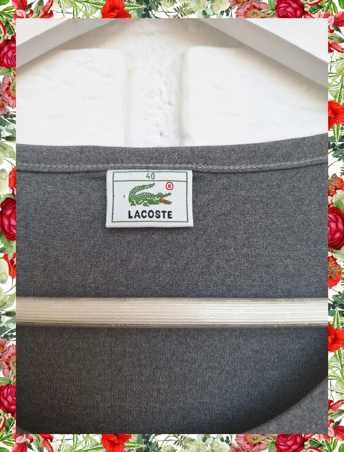 Vestido midi/largo tirantes Lacoste – Lacoste – taille L / 40 / 12 3
