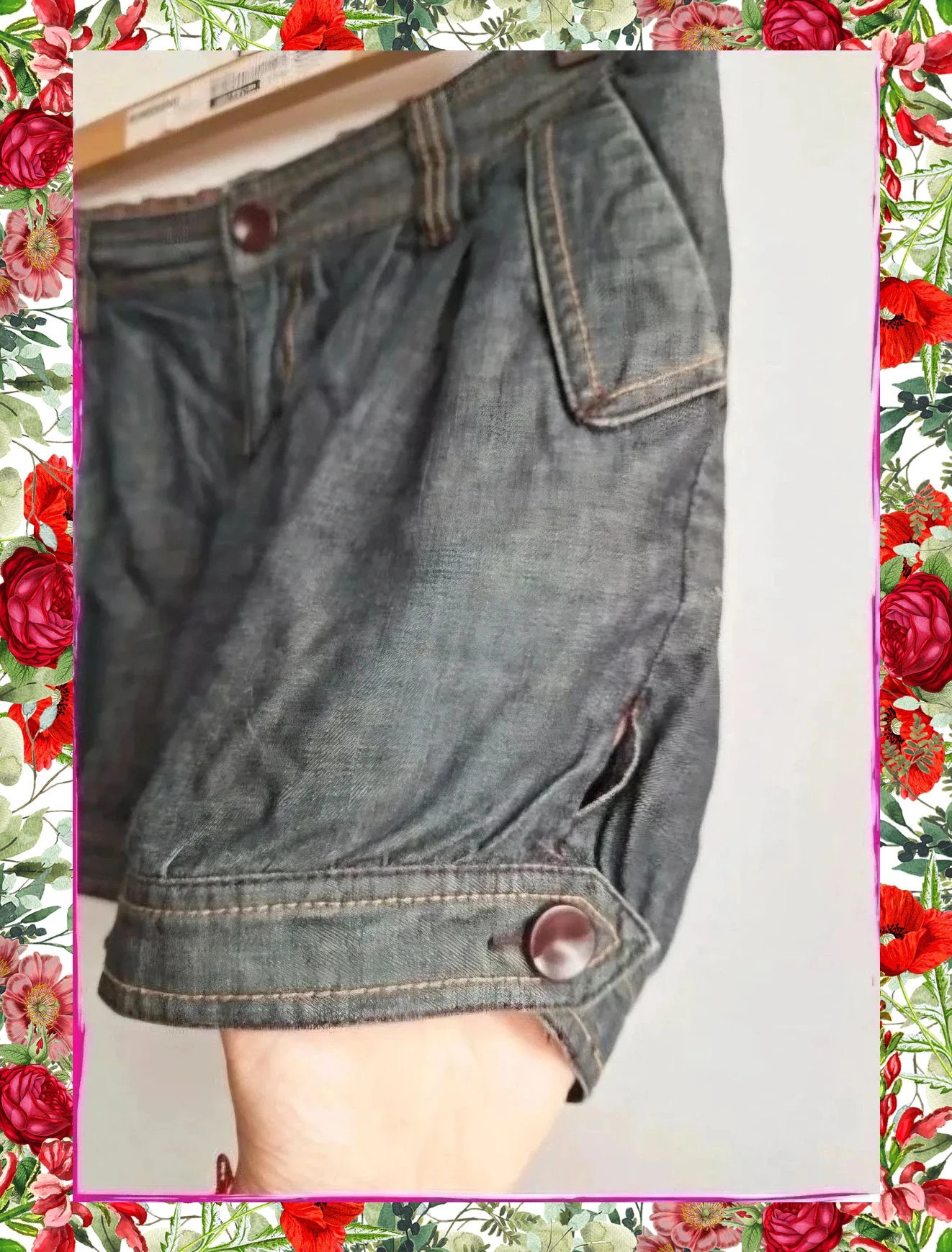 Shorts denim estilo bombacho Salsa Jeans – Salsa – taille M / 38 / 10 2
