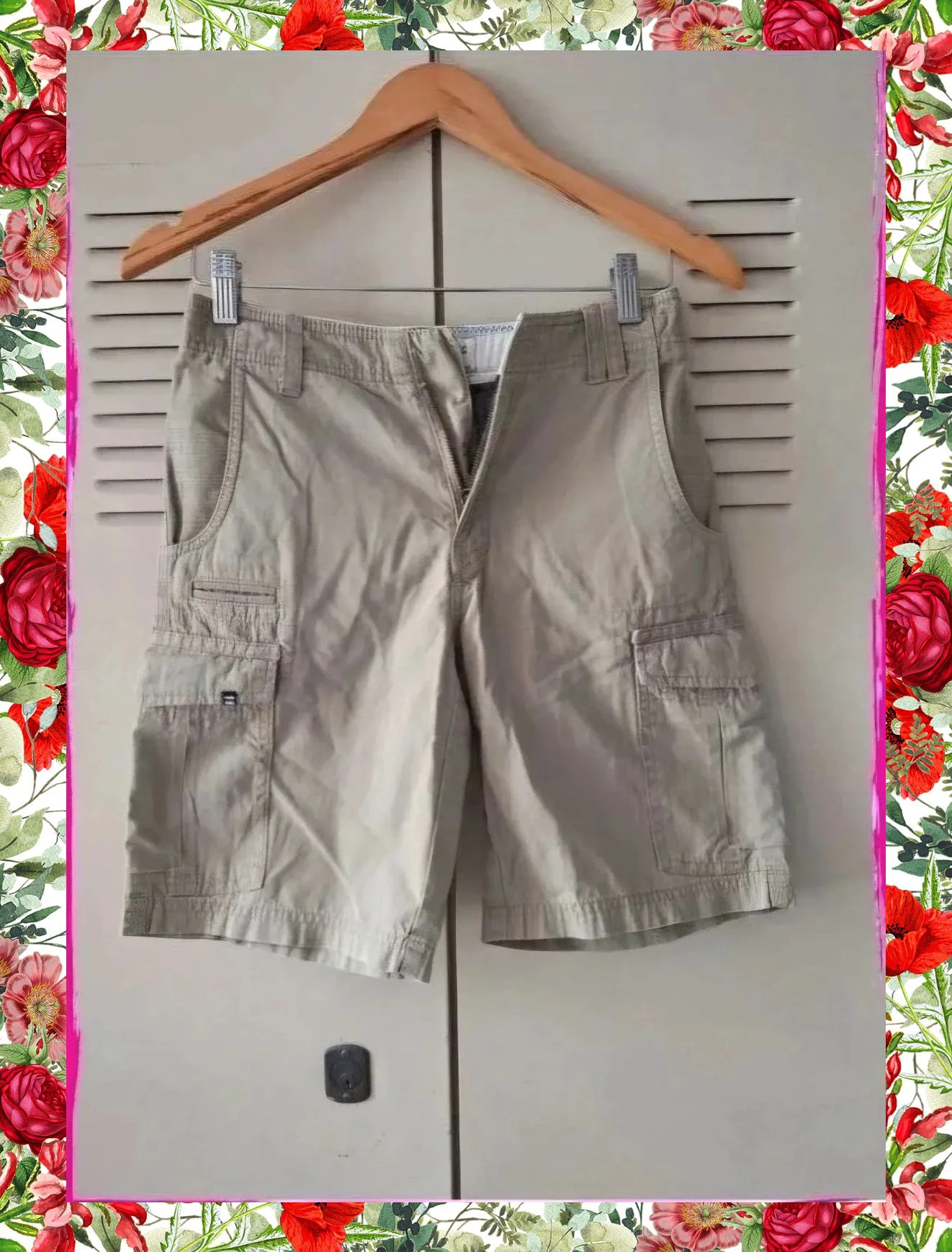 Bermuda Cargo Billabong. Estilo Urbano. Color Beige – Billabong – taille 10 ans / 140 cm