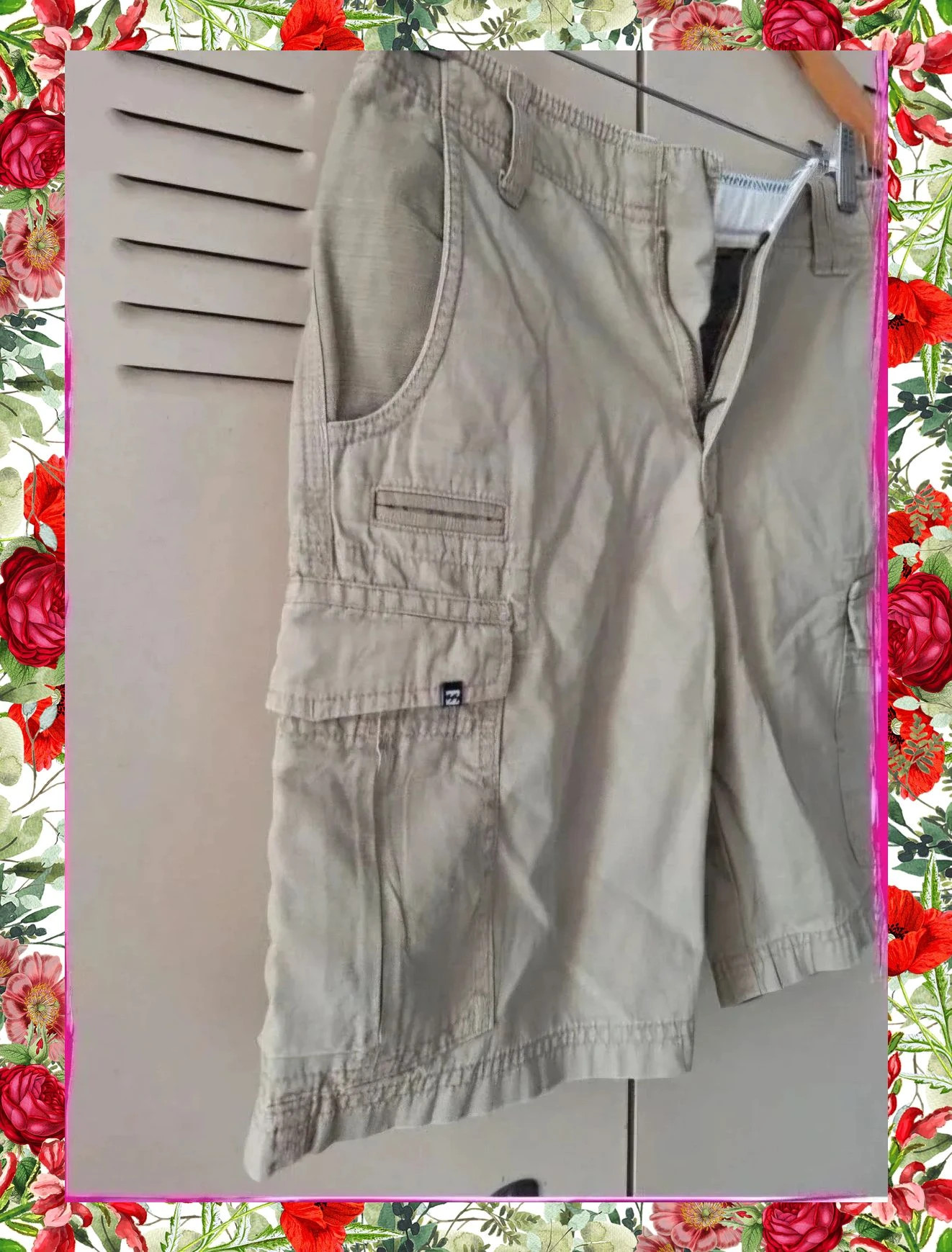 Bermuda Cargo Billabong. Estilo Urbano. Color Beige – Billabong – taille 10 ans / 140 cm 4