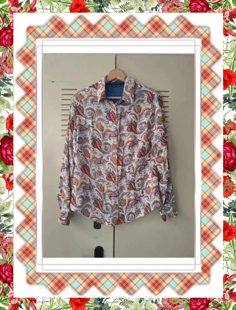 Camisa Paisley Punto Roma