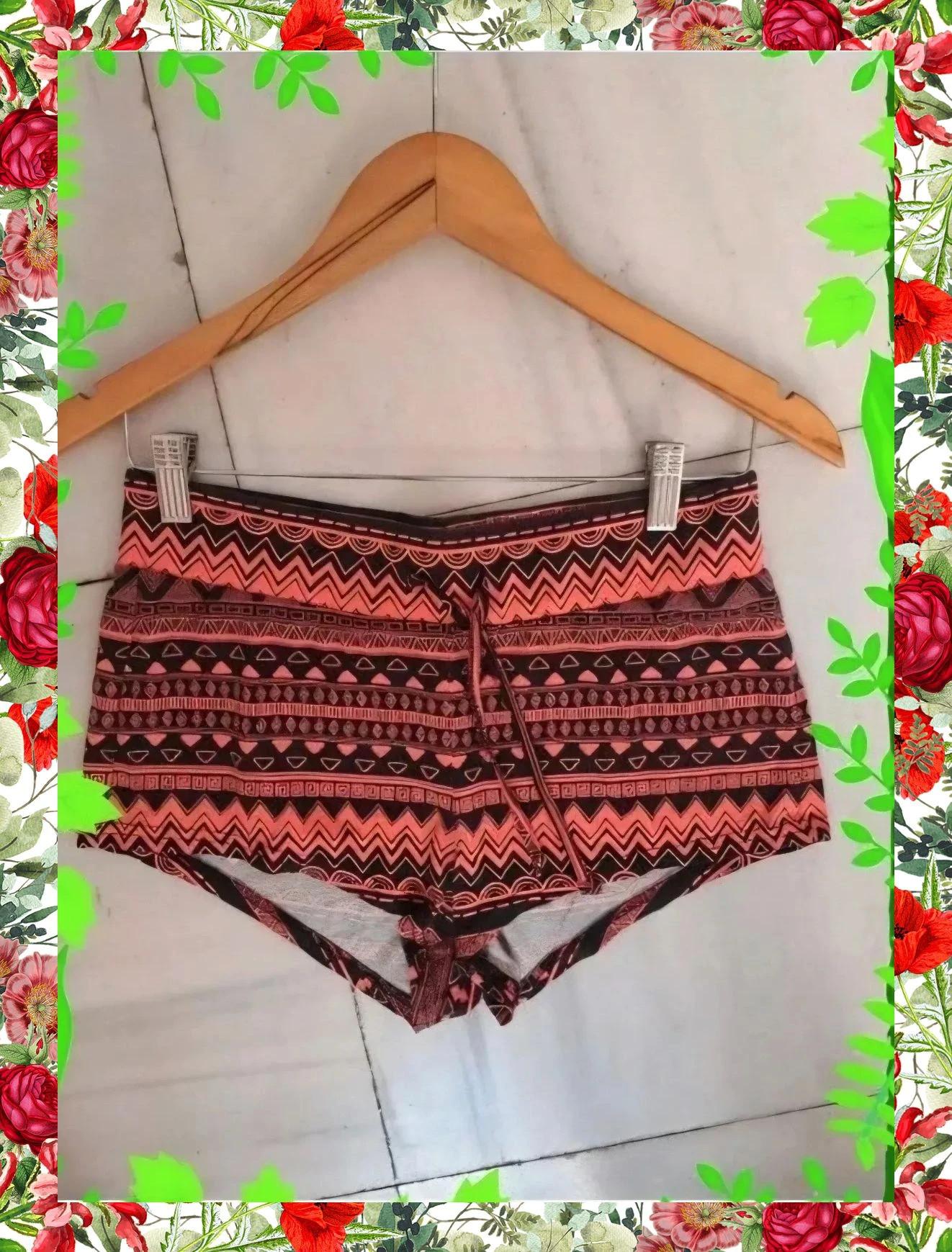 Short Playero H&M Divided Estampado Etnico – H&M Divided – taille XS / 34 / 6