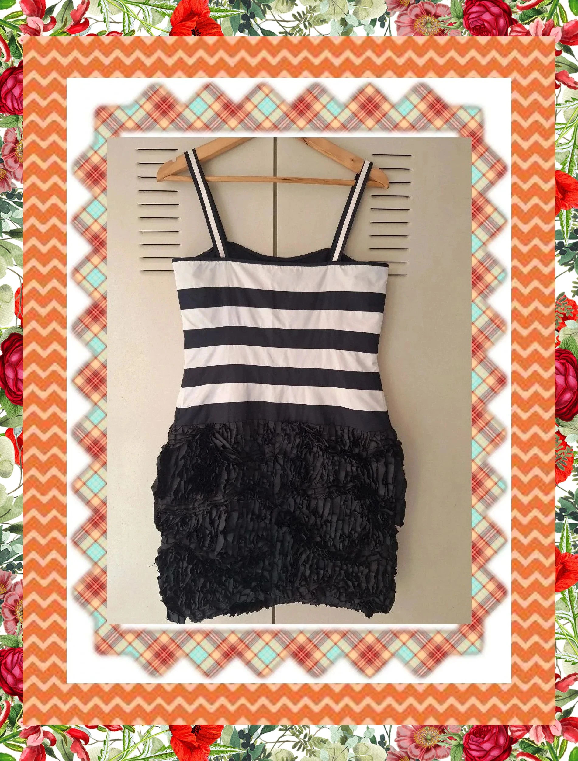 Vestido Alba Conde Rayas y Volantes – Alba Conde – taille M / 38 / 10 5