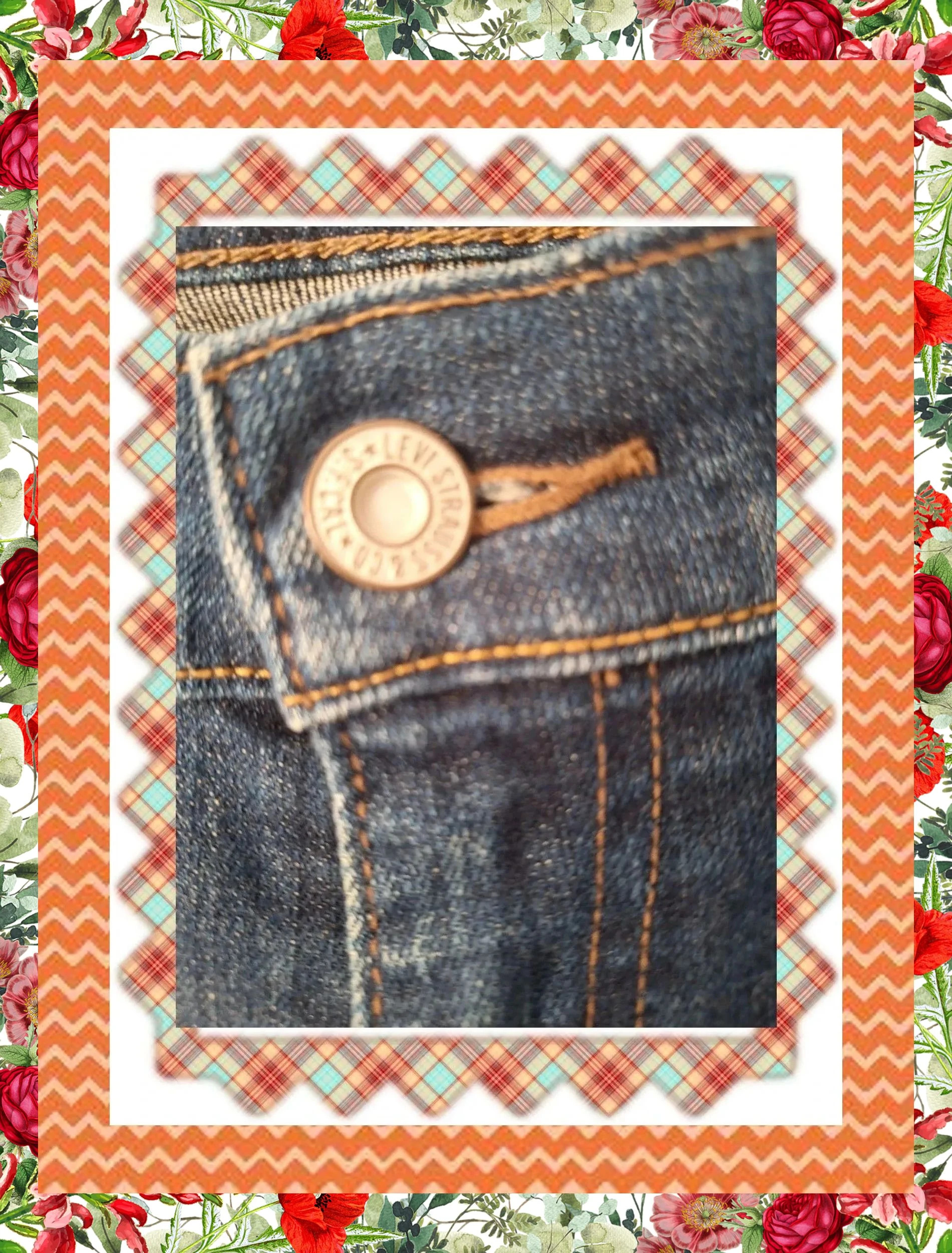 Levi's 505 Straight Leg - Vaqueros Azules con Bolsillos Especiales – Levi's – taille M 3