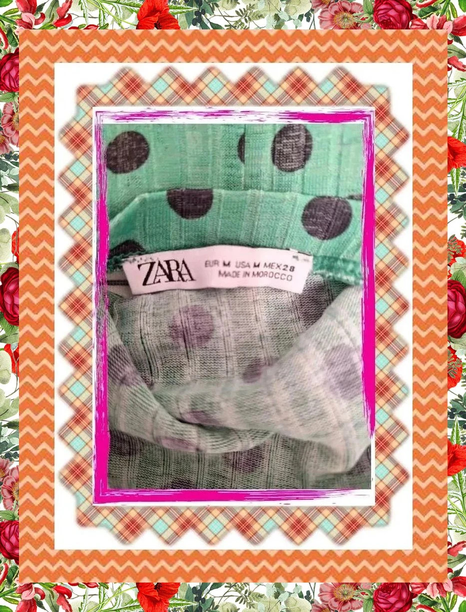 Vestido midi verde de lunares Zara – Zara – taille M / 38 / 10 4