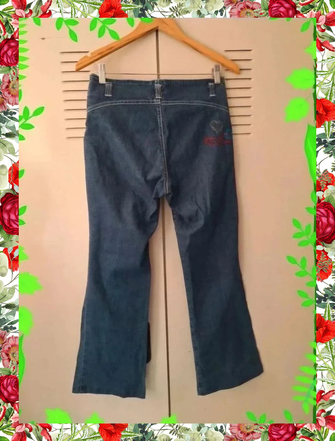 Vaqueros Campana Azules con Bordados Break & Walk – B&W Break&Walk – taille M / 38 / 10 5