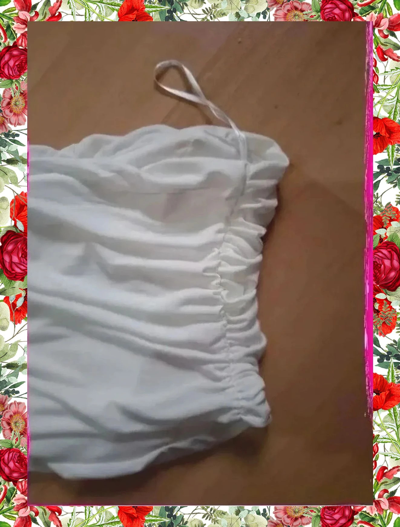 Top Crop Blanco Fruncido Pull&Bear – Pull & Bear – taille M / 38 / 10 4