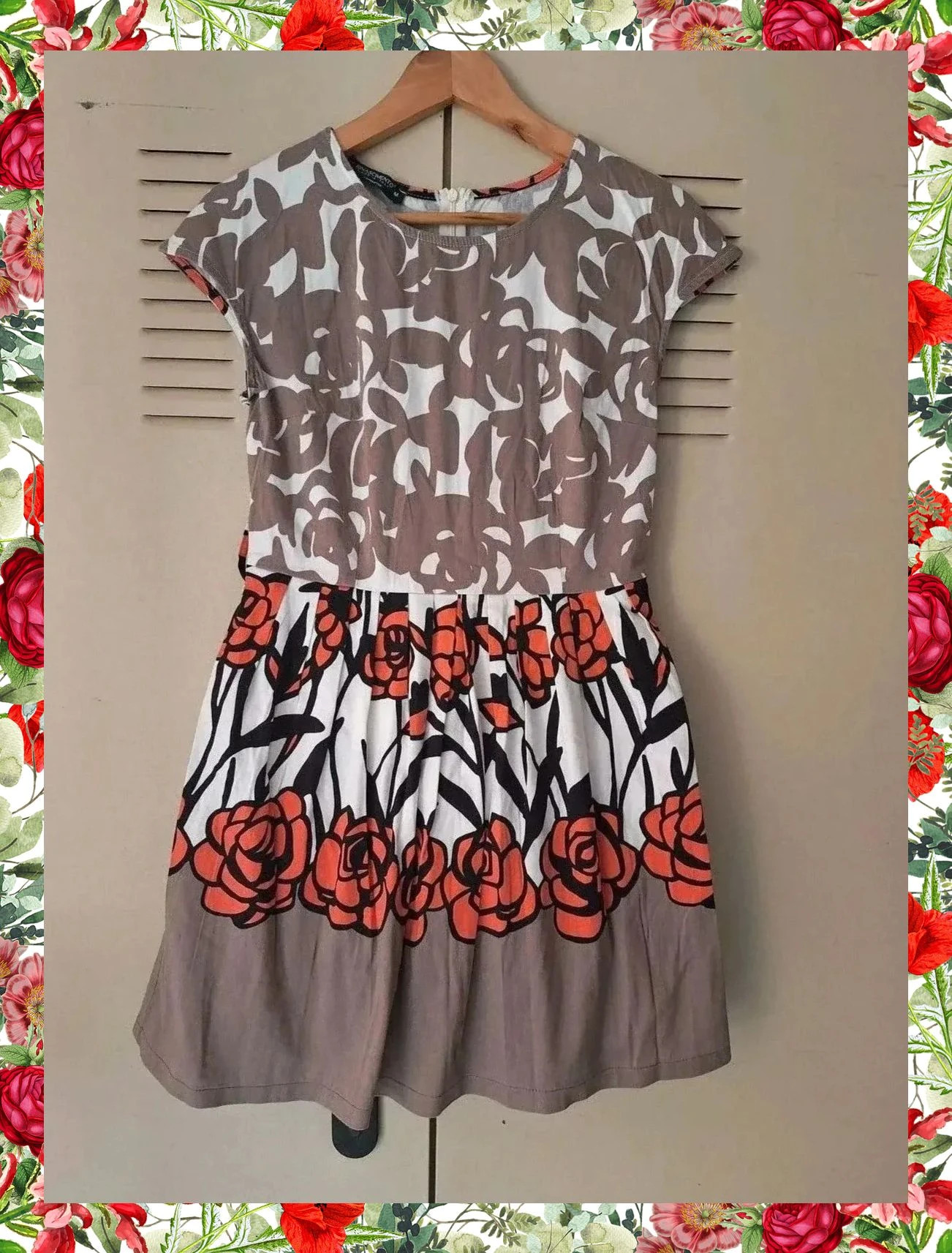 Vestido Estampado Floral Rinascimento – Made in Italy