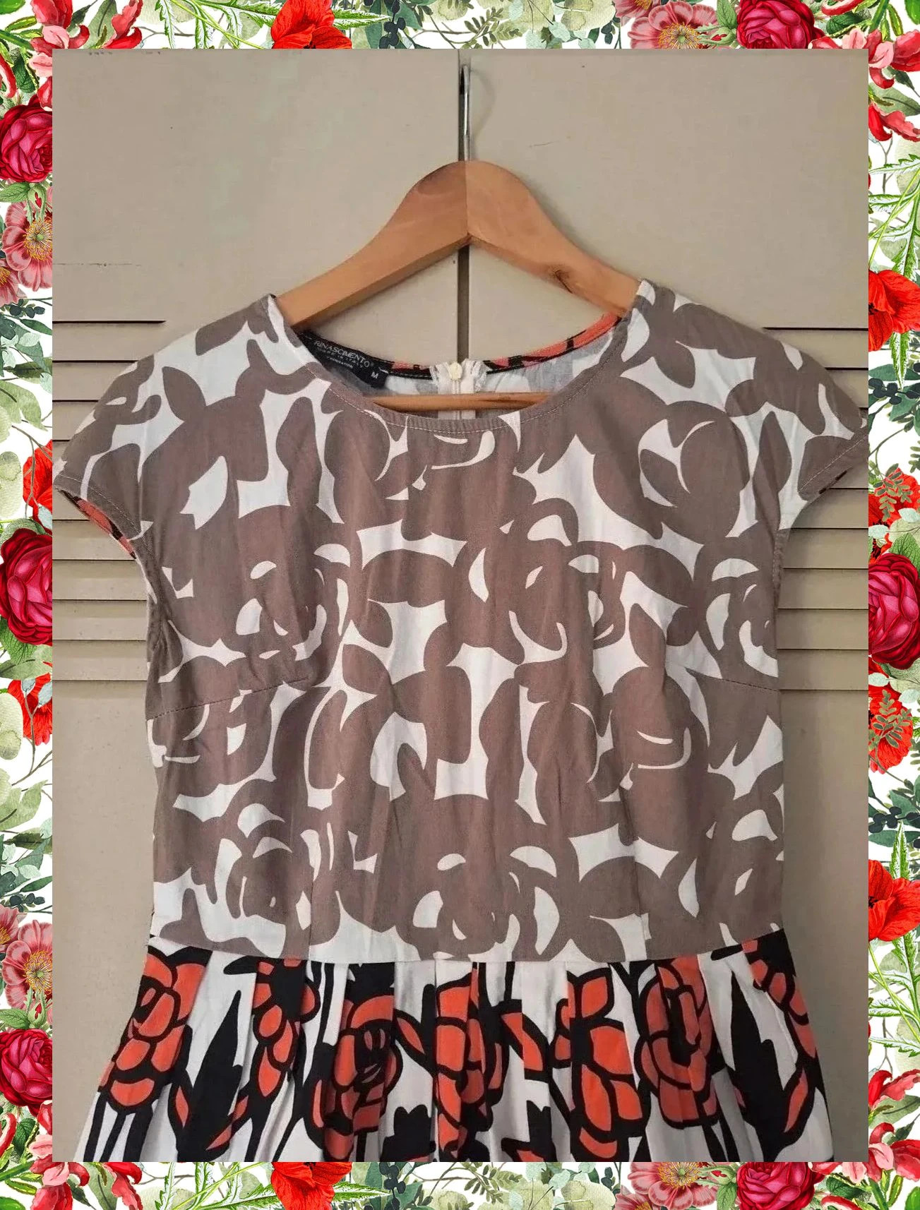 Vestido Estampado Floral Rinascimento – Made in Italy – Rinascimento – taille M / 38 / 10 4