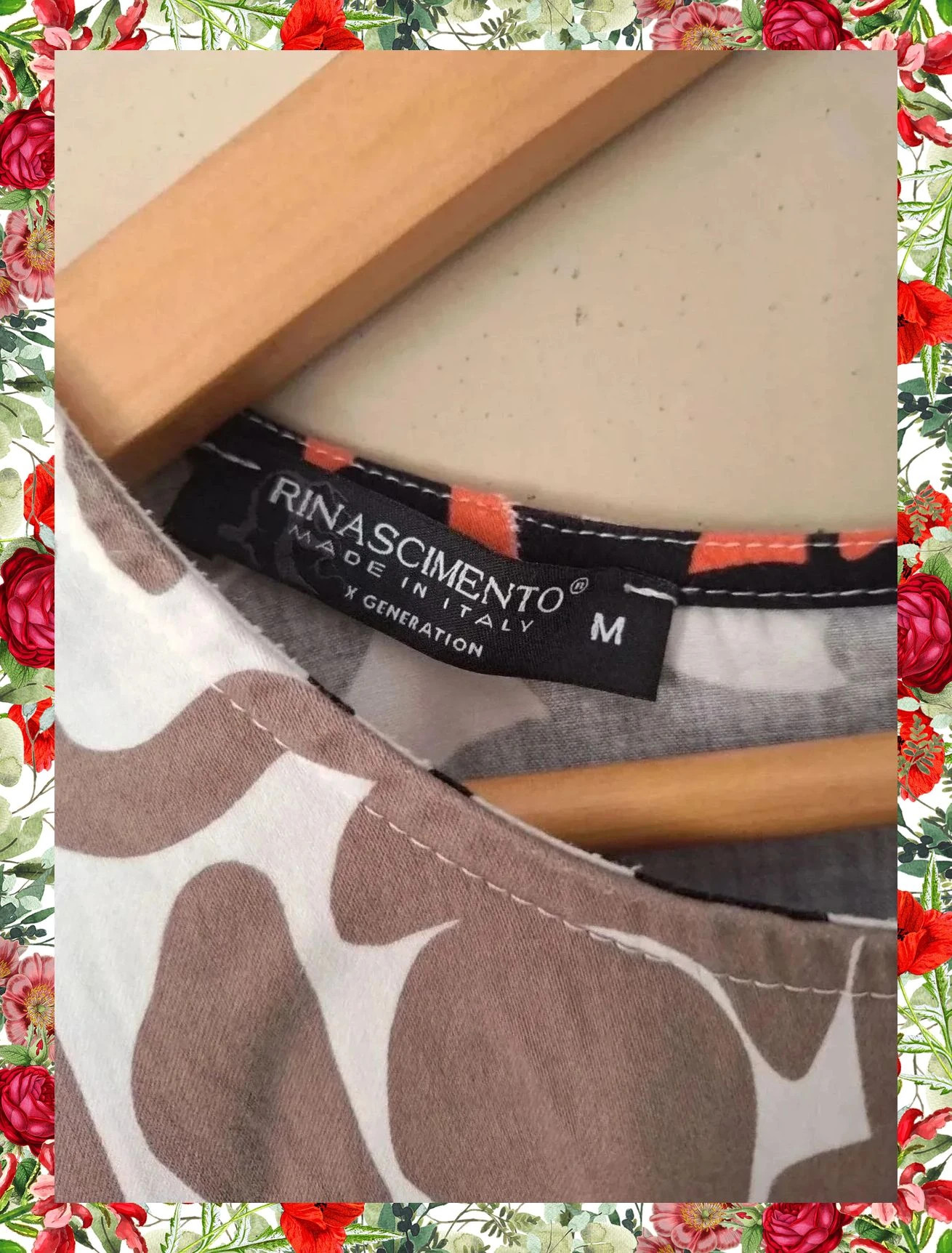 Vestido Estampado Floral Rinascimento – Made in Italy – Rinascimento – taille M / 38 / 10 5
