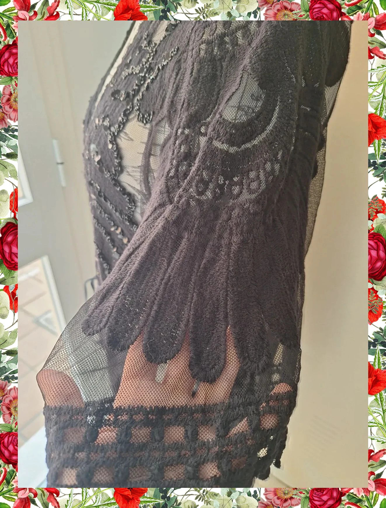 Cárdigan largo de encaje y lentejuelas Lola Casademunt – Lola Casademunt – taille Taille unique 5