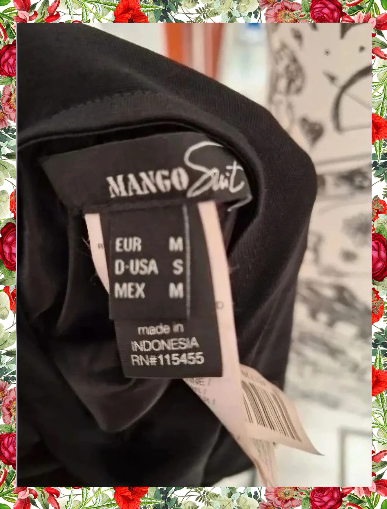Camiseta Negra Mango Suit – Mango – taille M / 38 / 10 4