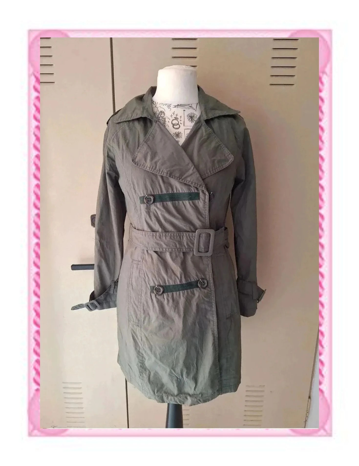 Gabardina Corta Trucco