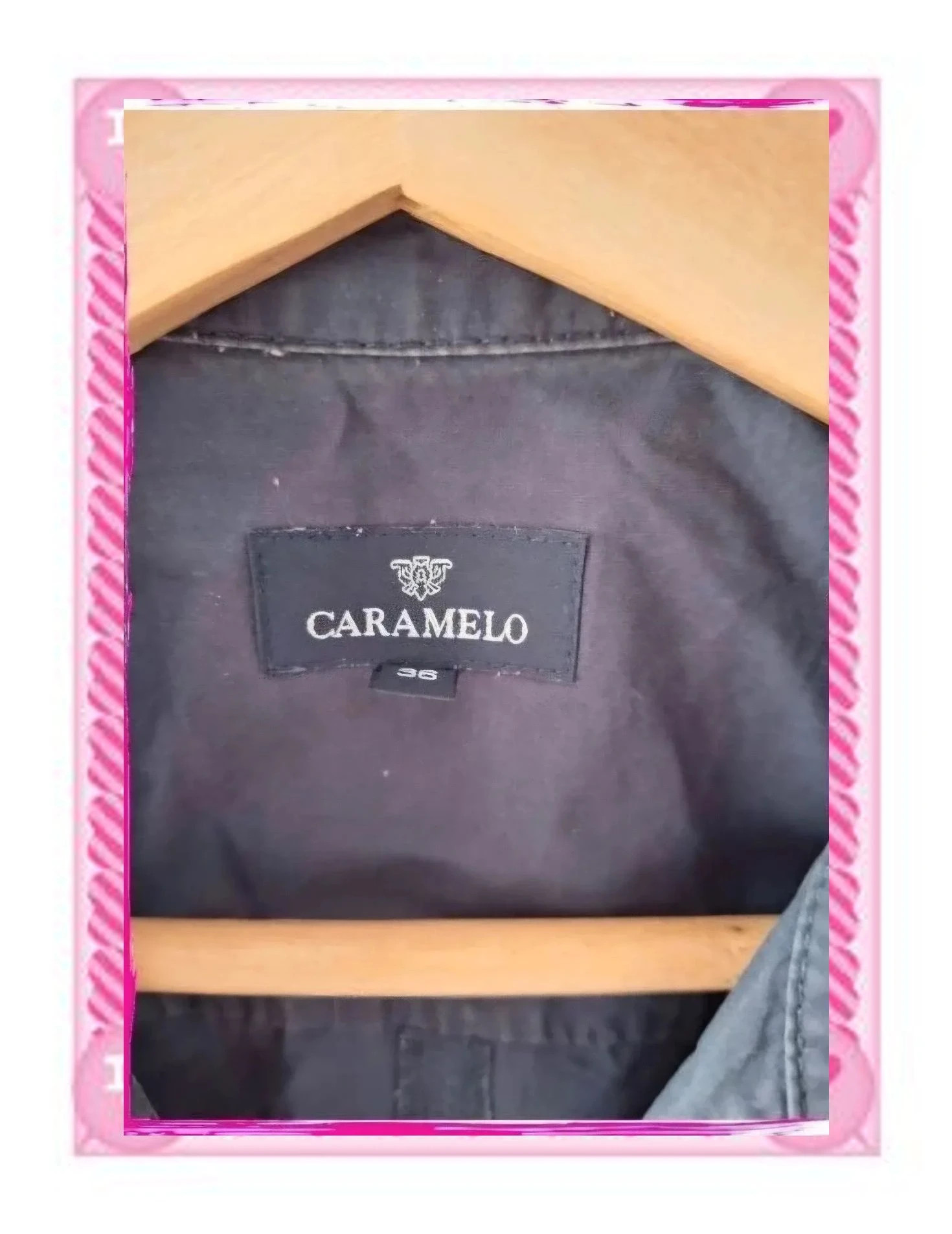 Vestido camisero Caramelo gris marengo – Caramelo – taille S / 36 / 8 2
