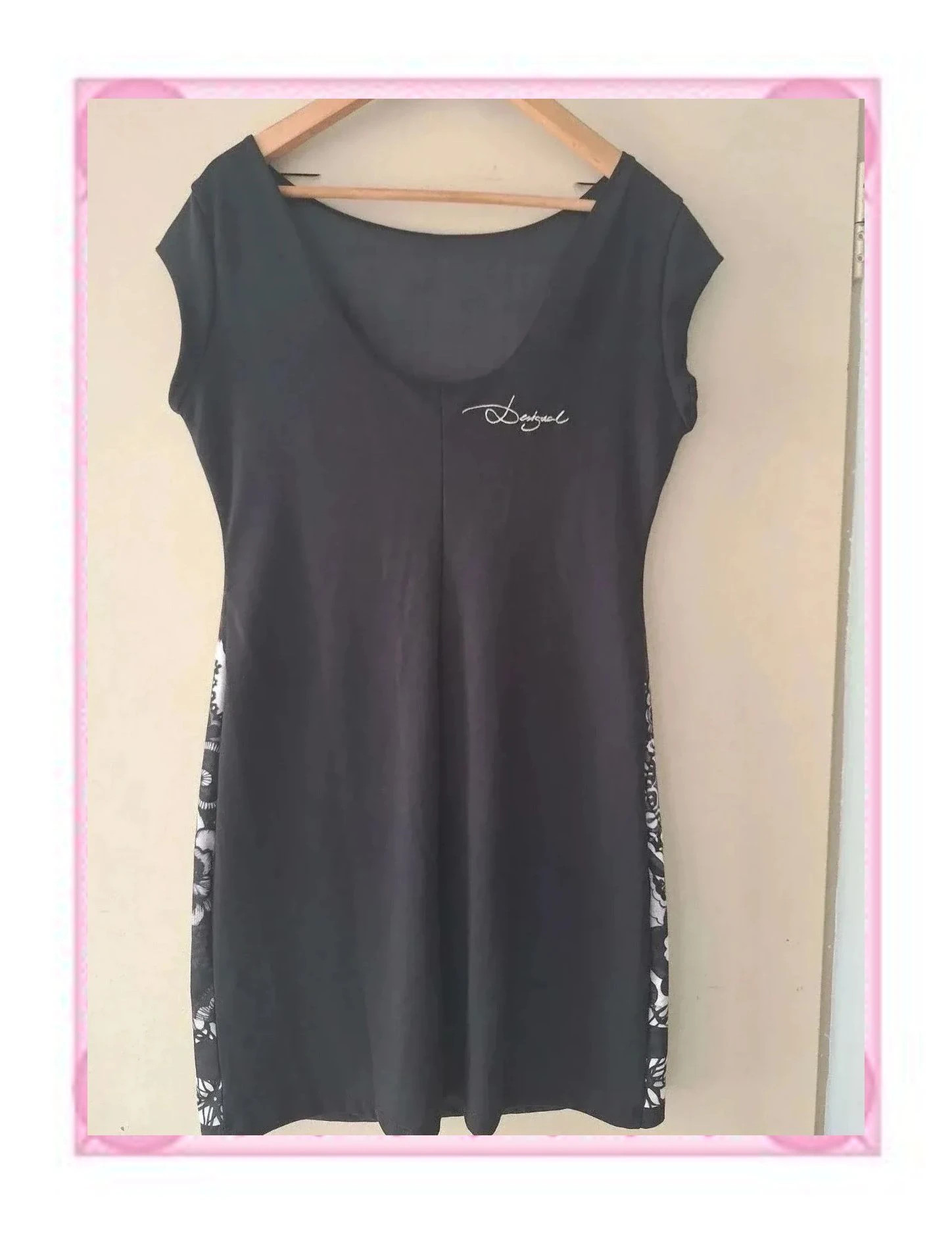 Vestido Desigual Negro con Estampado Mandalas – Desigual – taille L / 40 / 12 5