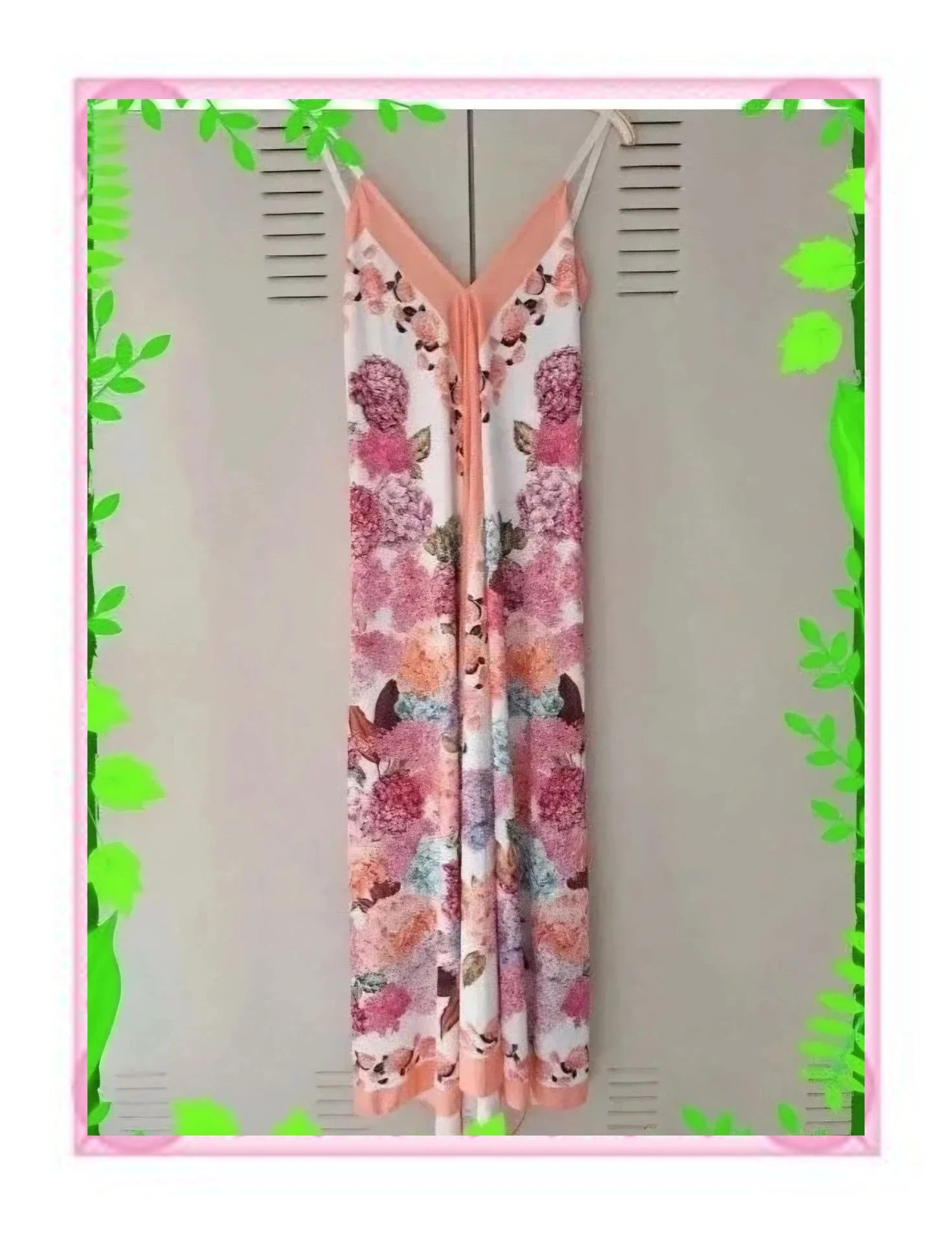 Vestido Largo Fluido Estampado