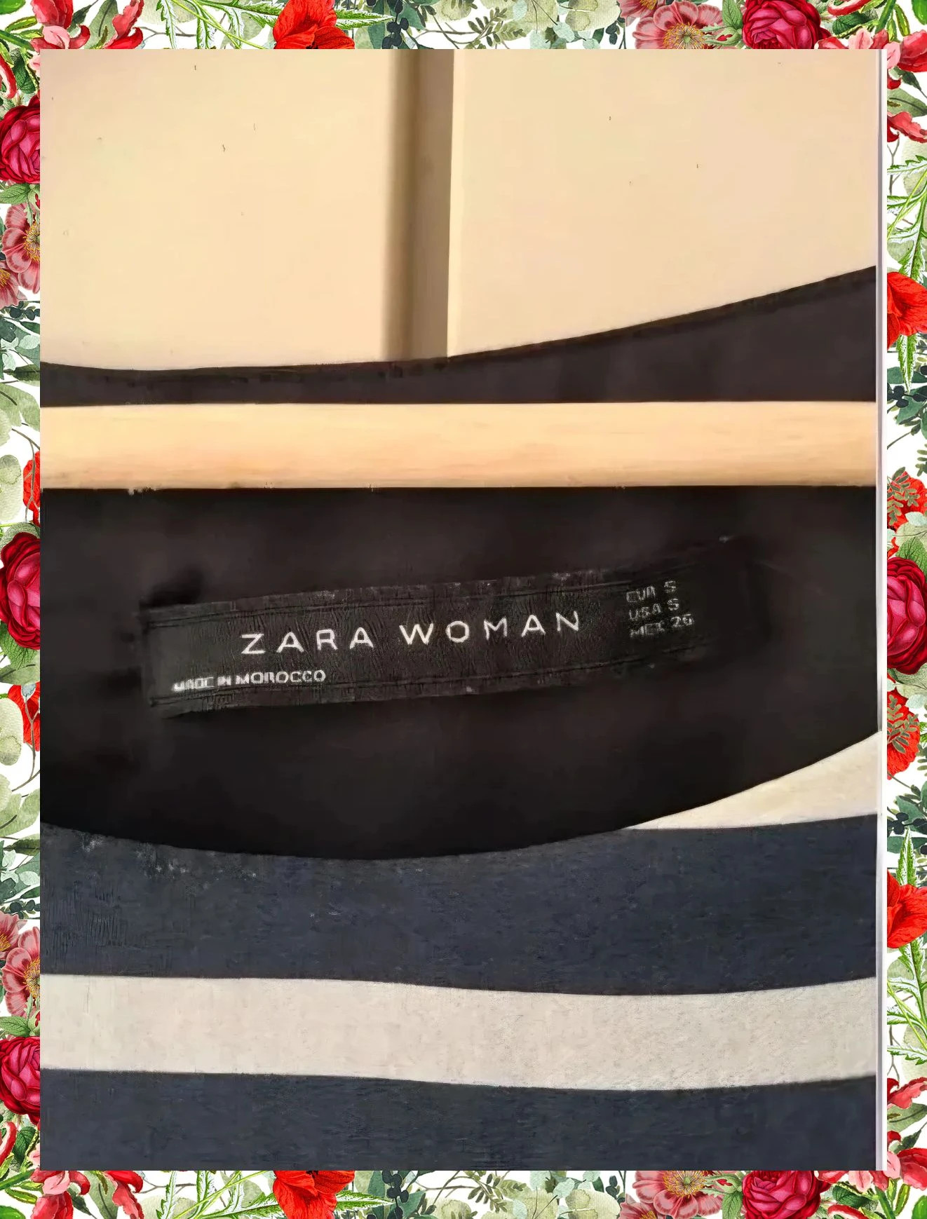 Vestido de Seda de Rayas Zara Woman – Zara Woman – taille S / 36 / 8 4