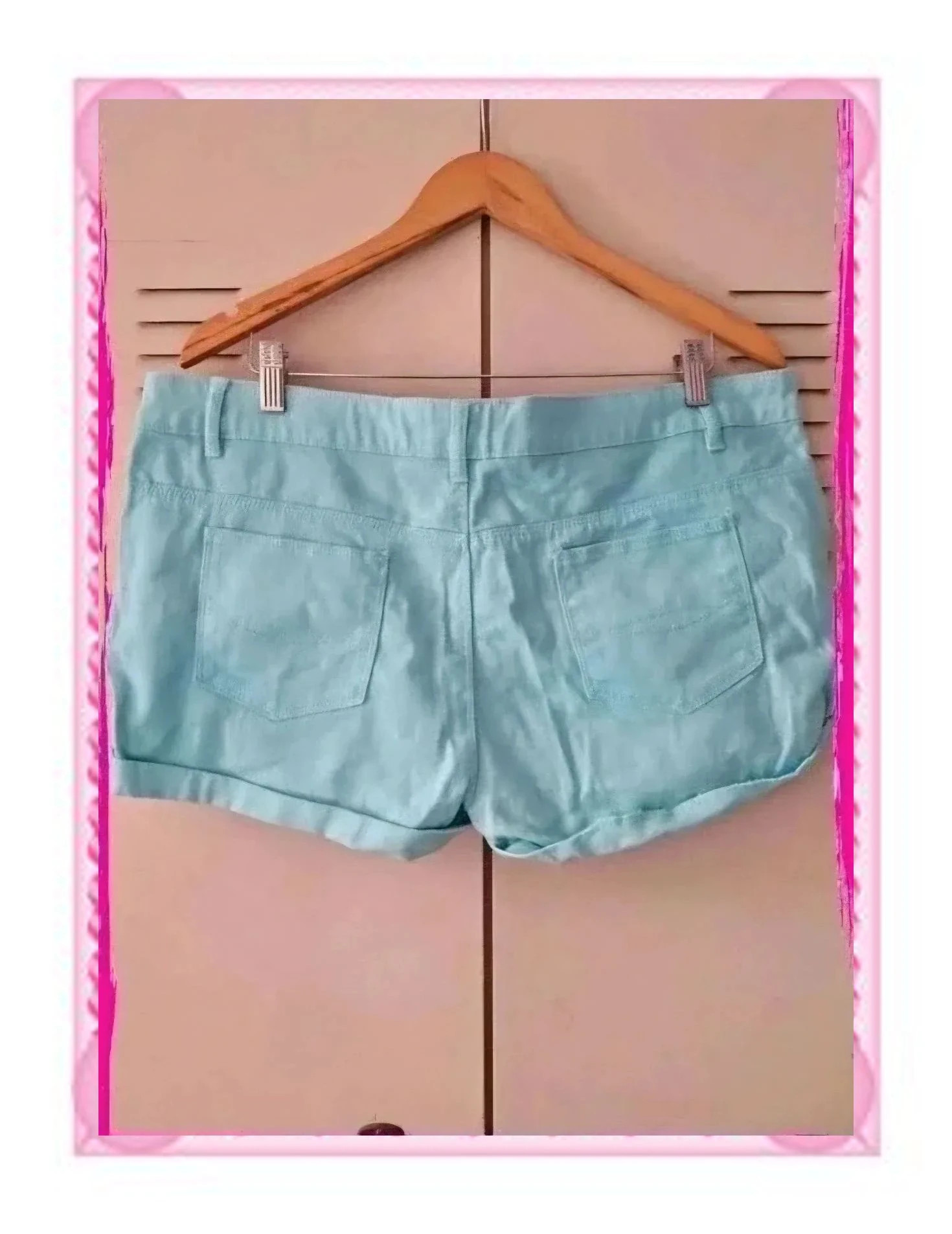 Short Vaquero en Tono Pastel – Denim Co – taille 4XL / 48 / 20 3