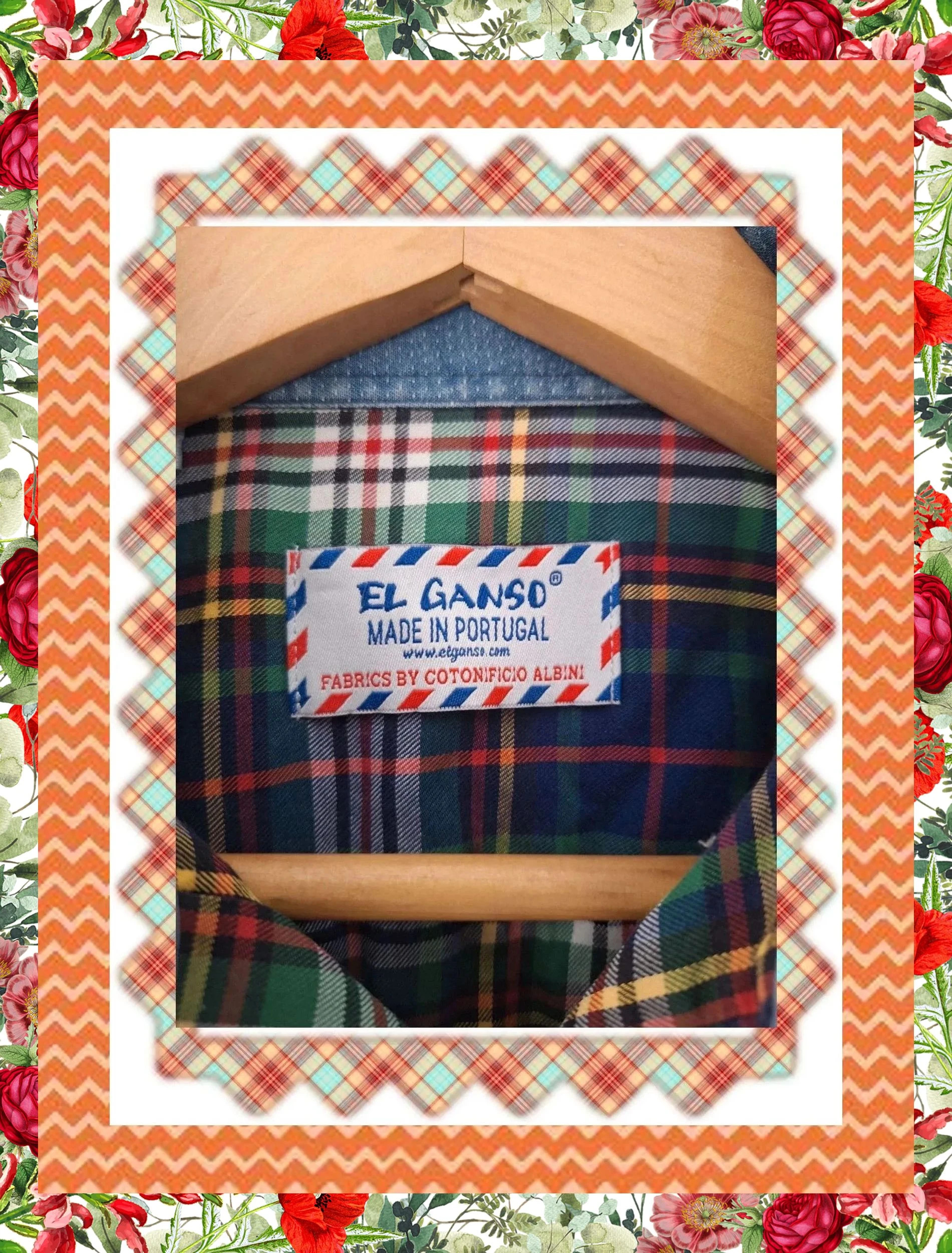 Camisa de cuadros El Ganso – EL GANSO – taille 38 cm 2