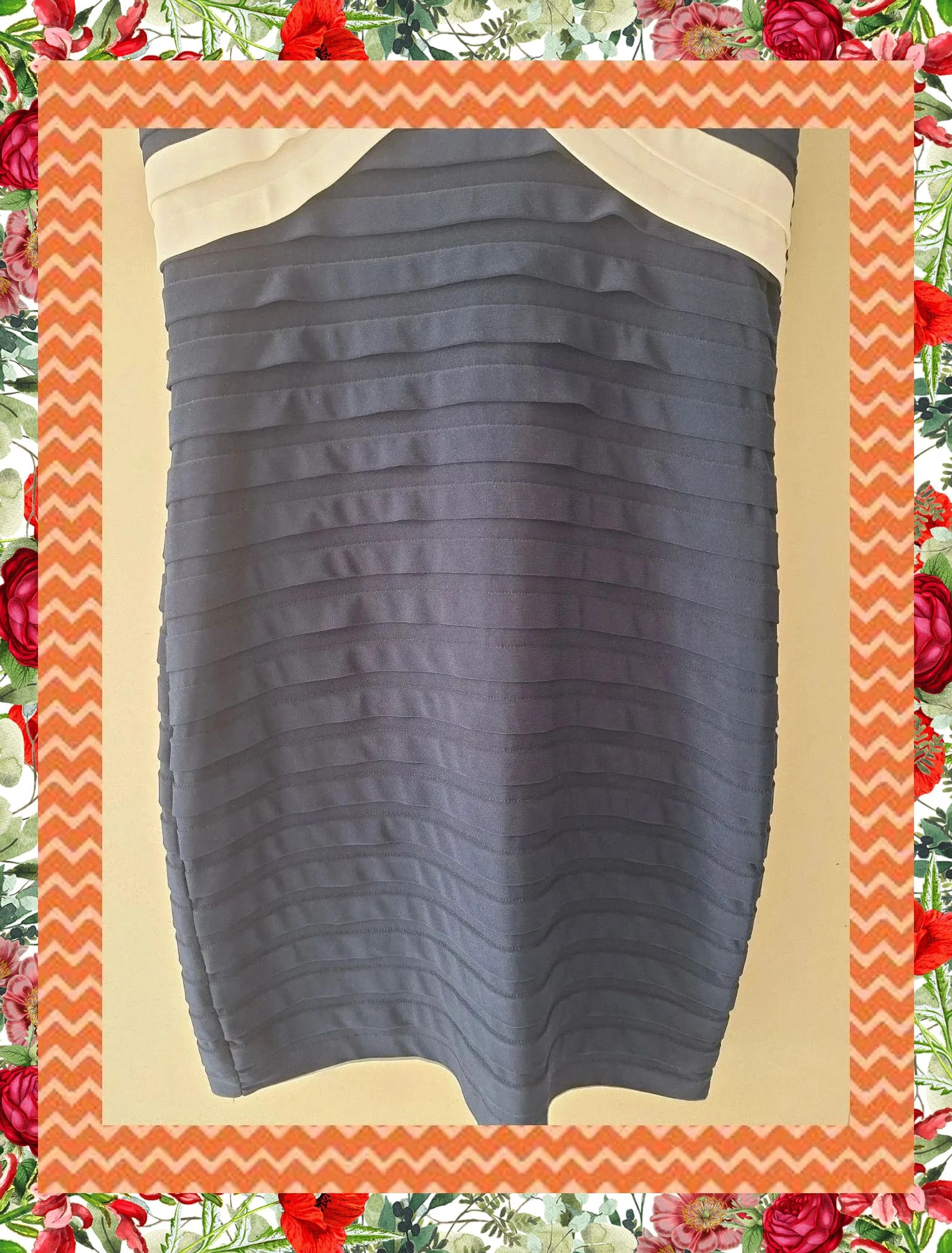 Vestido Gina Bacconi Azul Marino y Blanco – Gina Bacconi – taille M / 38 / 10 3