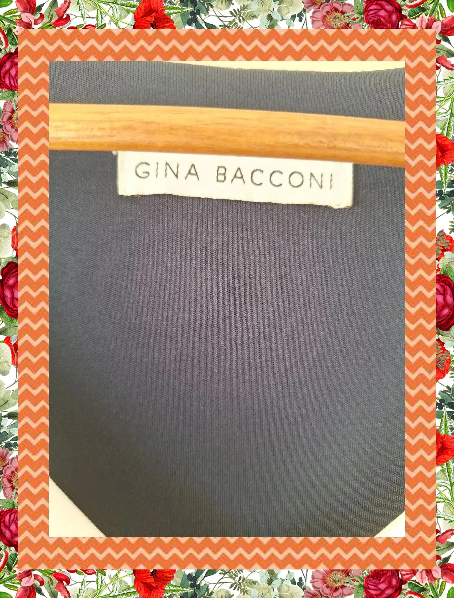 Vestido Gina Bacconi Azul Marino y Blanco – Gina Bacconi – taille M / 38 / 10 5