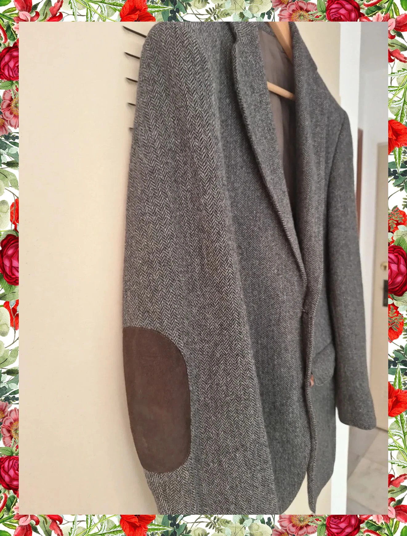 Americana Massimo Dutti Herringbone – 100% Lana Extrafina – Massimo Dutti – taille L 3