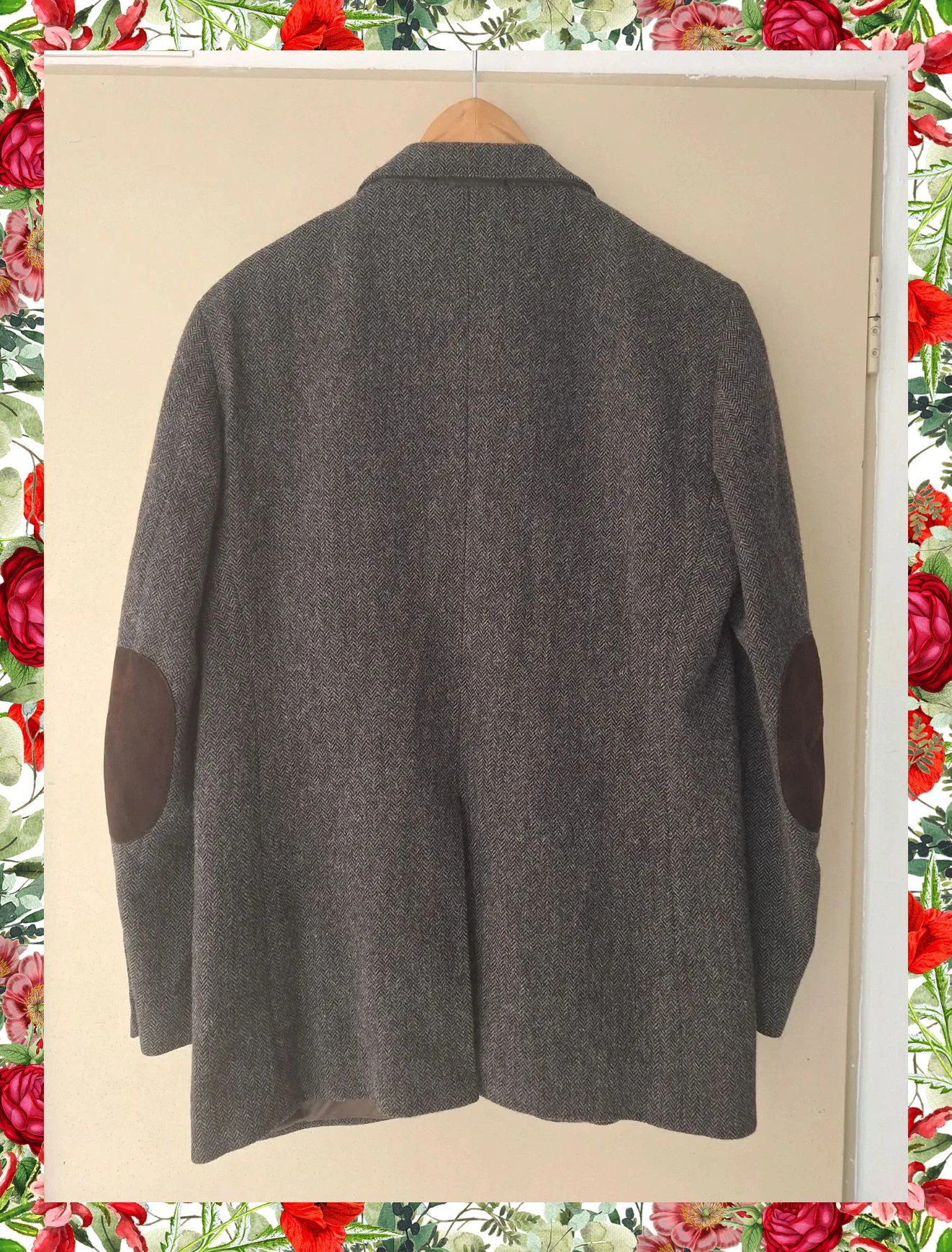 Americana Massimo Dutti Herringbone – 100% Lana Extrafina – Massimo Dutti – taille L 4