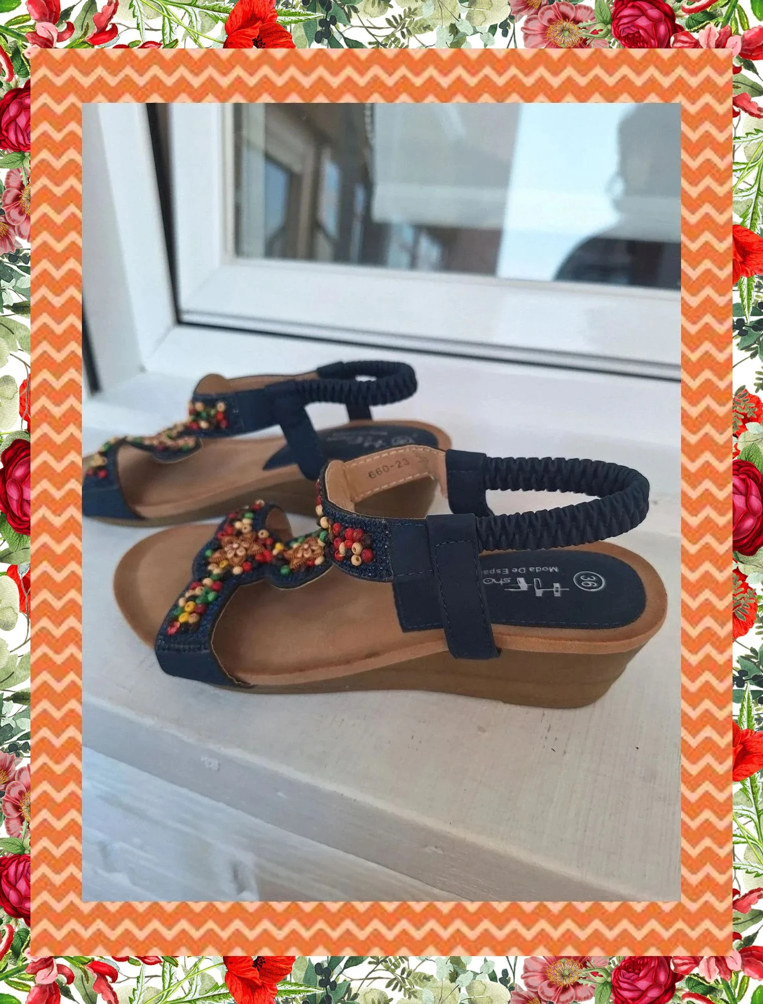 Sandalias de cuña HF Shoes – HF Shoes – taille 36 2