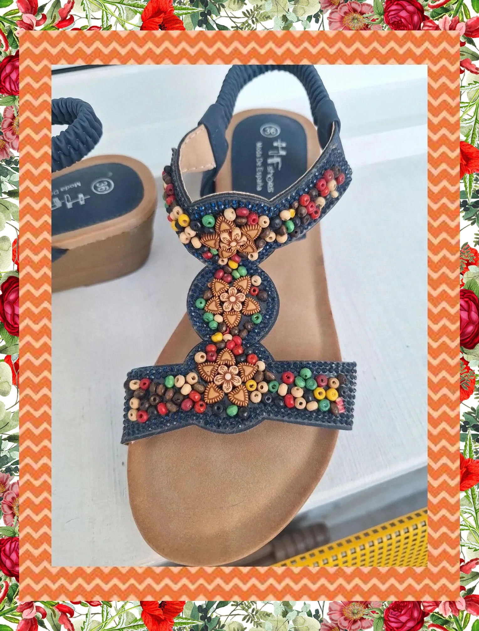 Sandalias de cuña HF Shoes – HF Shoes – taille 36 3