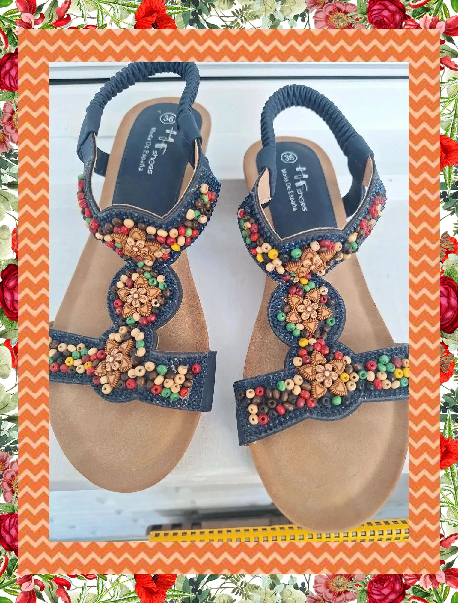 Sandalias de cuña HF Shoes – HF Shoes – taille 36 4