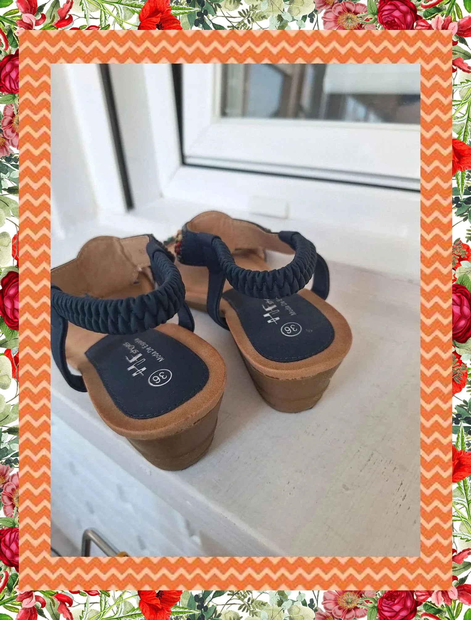 Sandalias de cuña HF Shoes – HF Shoes – taille 36 5
