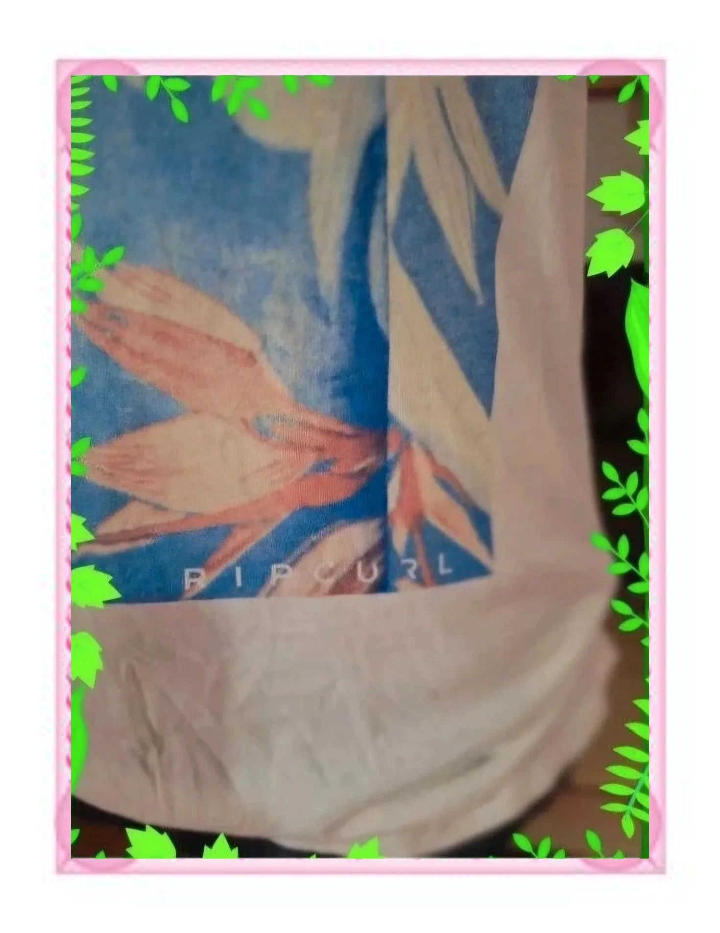 Camiseta Rip Curl Surfera con Estampado Tropical – Rip Curl – taille S 2
