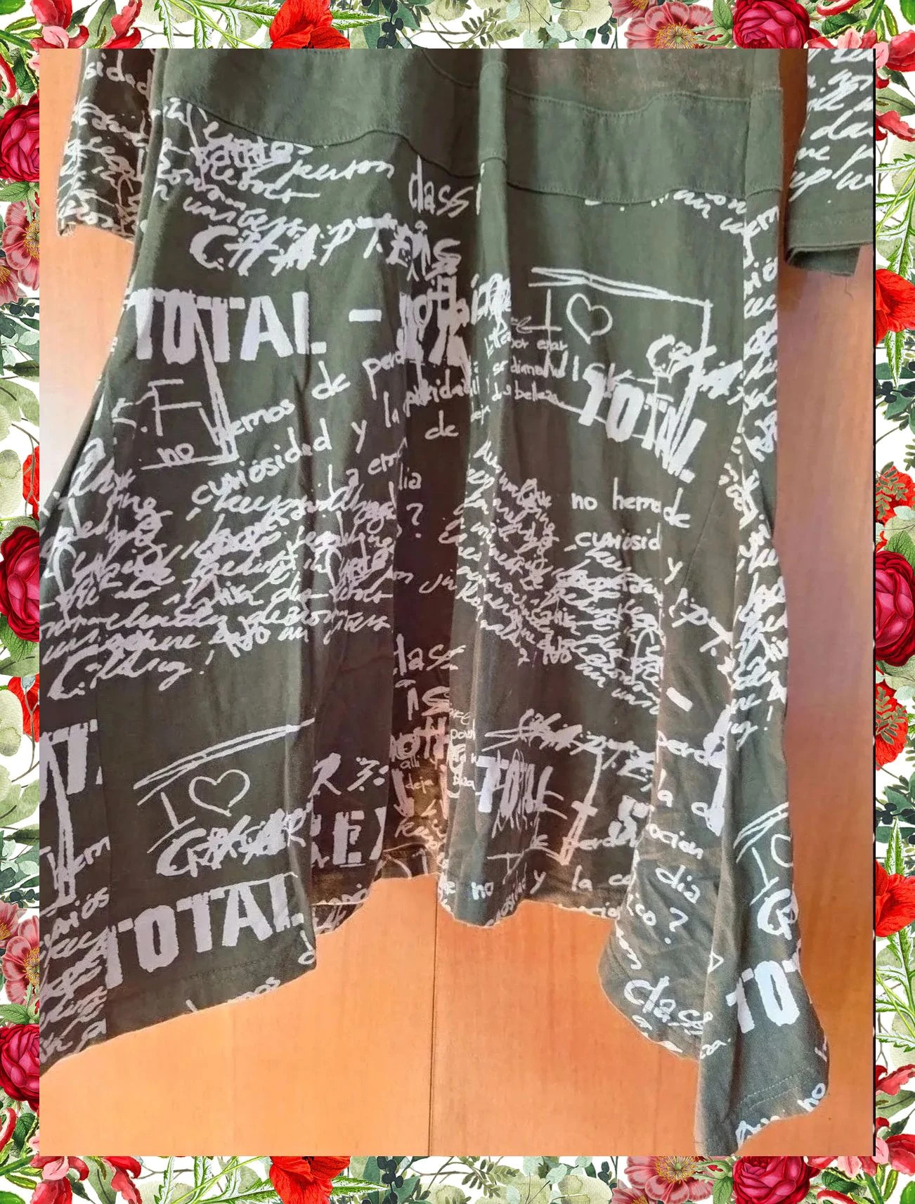 Vestido Desigual de Algodón – Estilo Grafiti Boho – Desigual – taille L / 40 / 12 2