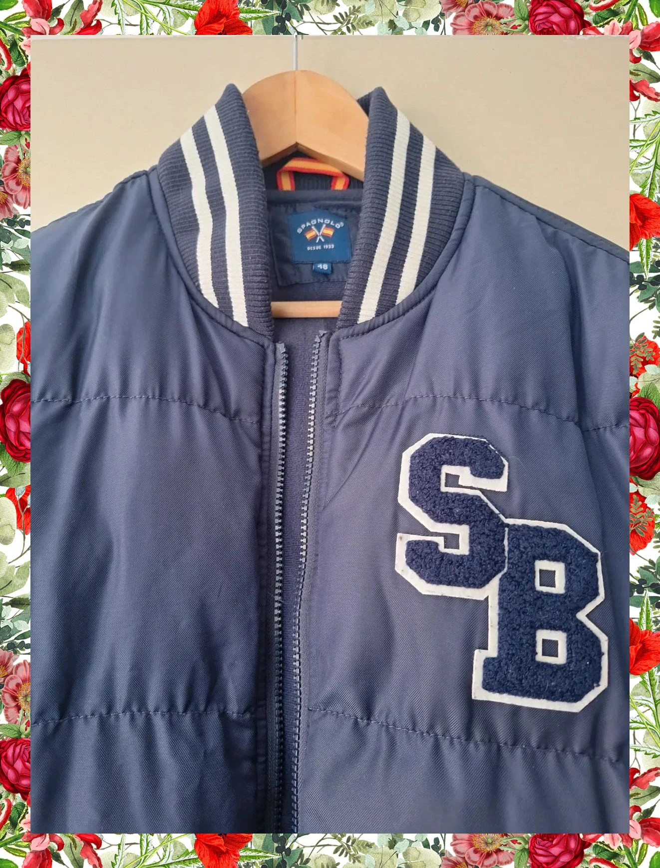 Chaqueta Bomber Acolchada Spagnolo - Azul Marino – spagnolo – taille M 3