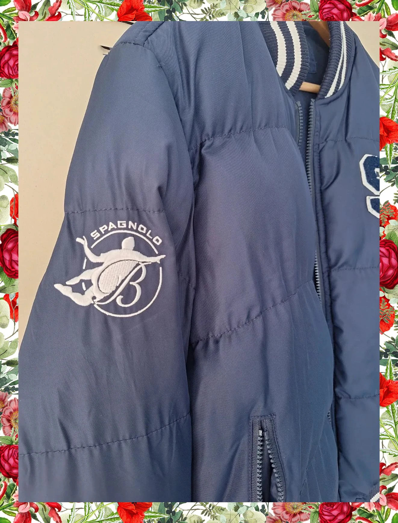 Chaqueta Bomber Acolchada Spagnolo - Azul Marino – spagnolo – taille M 4