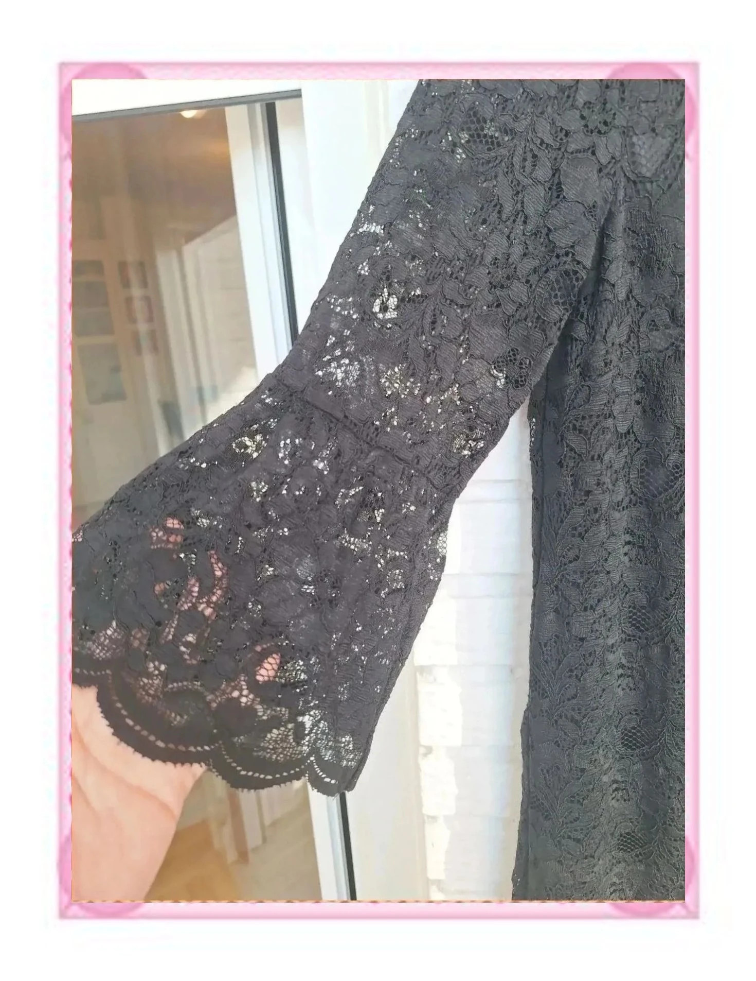 Vestido Corto de Encaje Negro Etam – Etam – taille S / 36 / 8 3