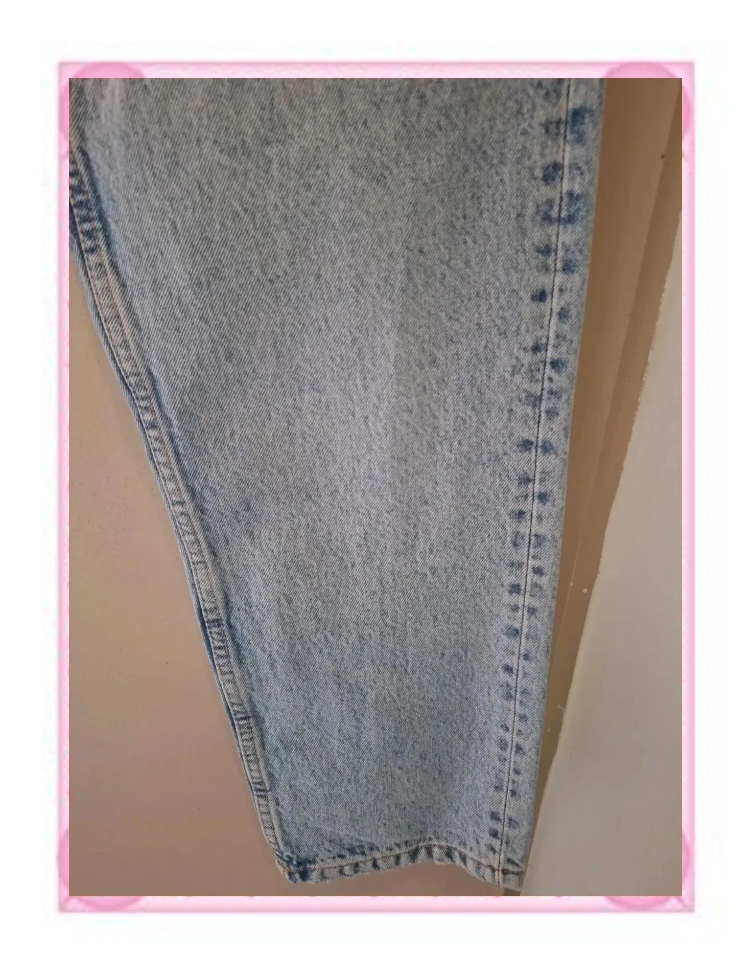 Vaqueros Zara Relaxed/Straight Fit - Azul Claro Lavado – Zara – taille XXXL / 46 / 18 4