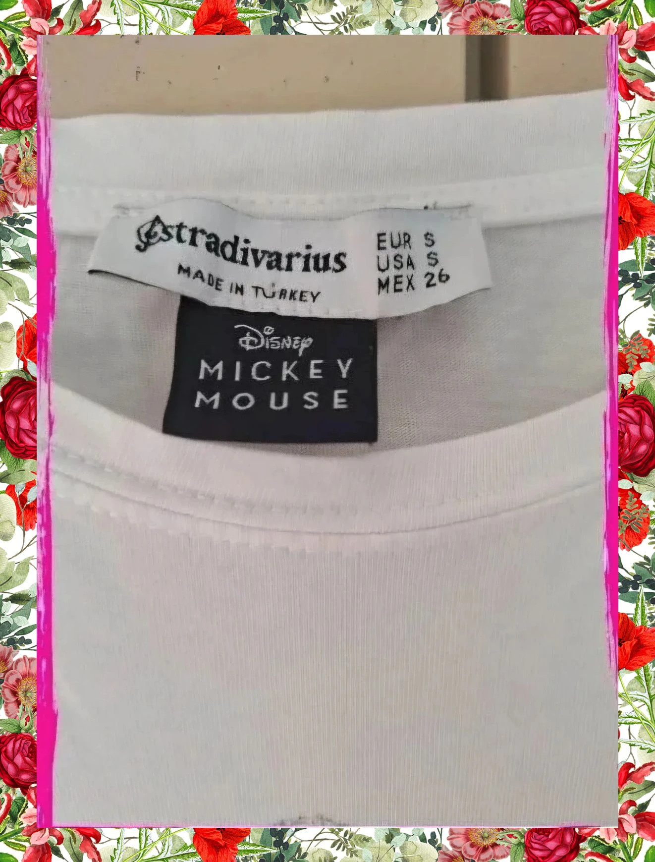 Camiseta Disney Minnie Mouse Stradivarius - Talla S – Stradivarius – taille S / 36 / 8 2