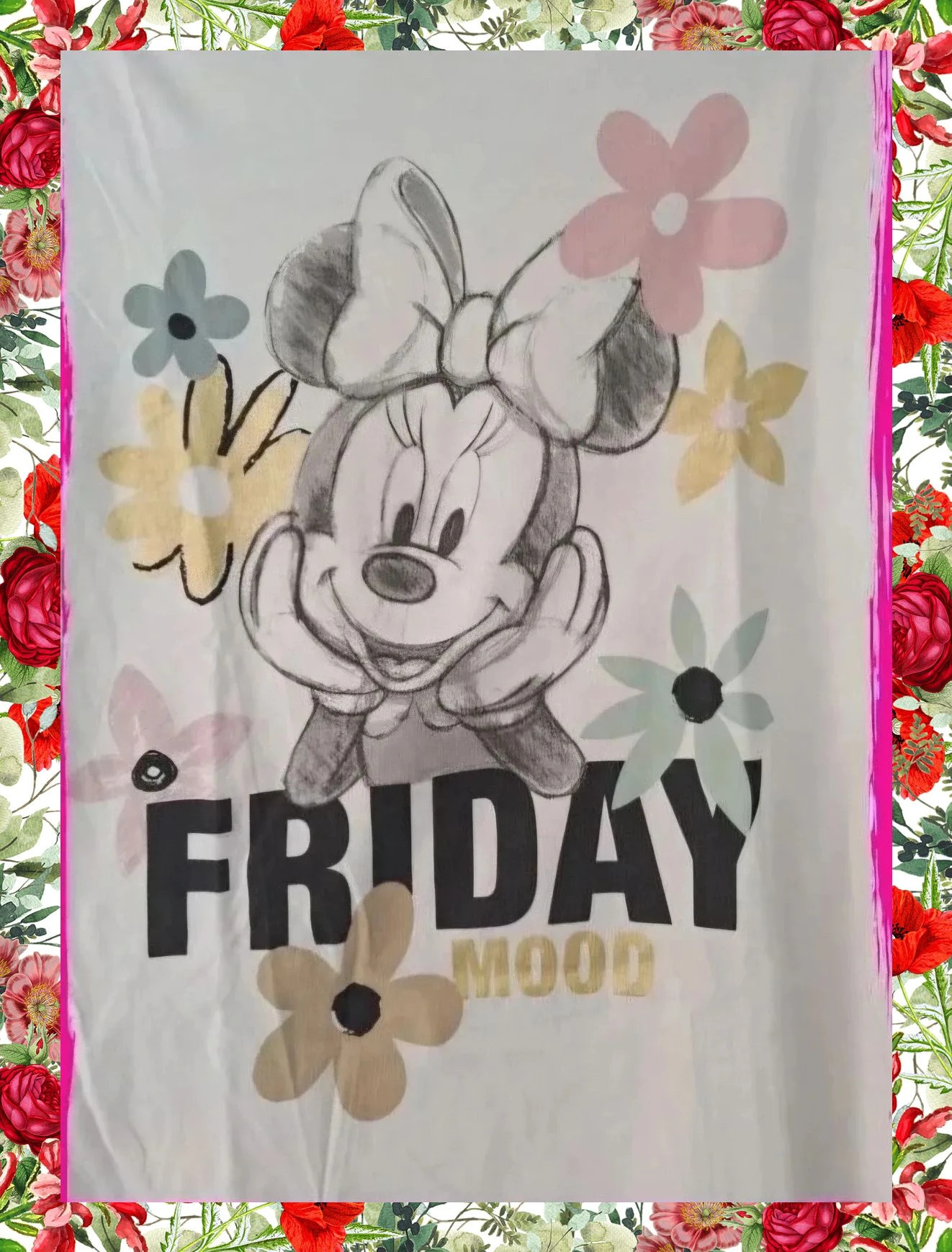 Camiseta Disney Minnie Mouse Stradivarius - Talla S – Stradivarius – taille S / 36 / 8 3
