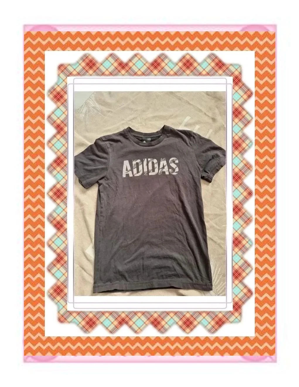 Camiseta Adidas Gris con Logo Estampado – adidas – taille S 4