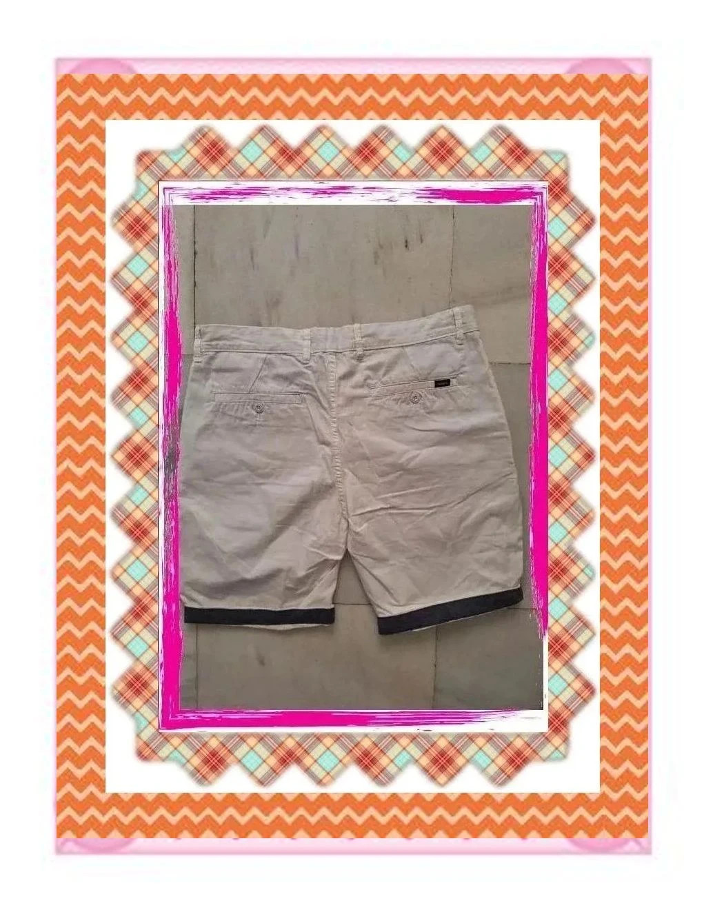 Bermudas de Lona Crudos Pull&Bear – Pull & Bear – taille W34 | FR 44 3