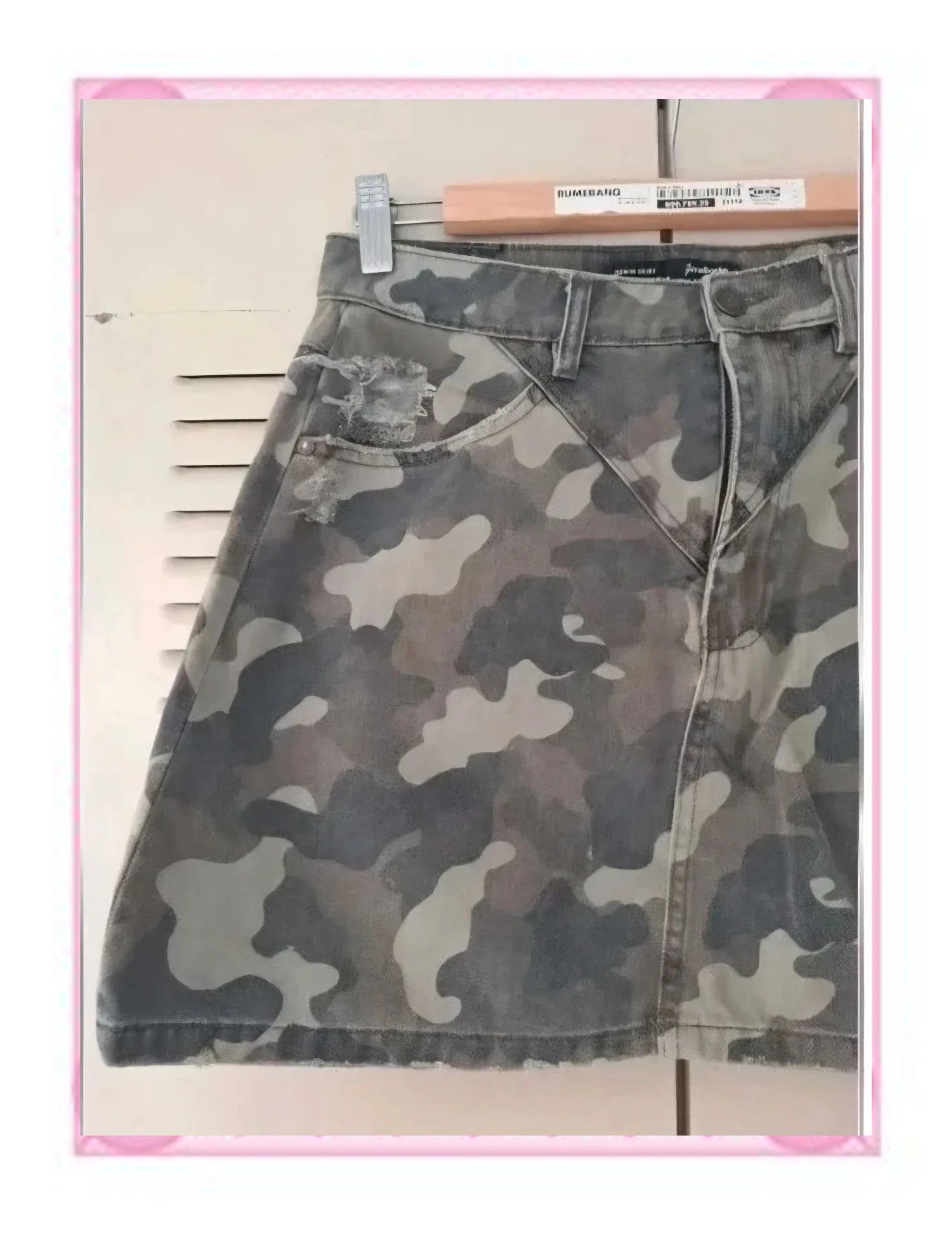 Falda Vaquera Camuflaje Stradivarius – Stradivarius – taille L / 40 / 12 2