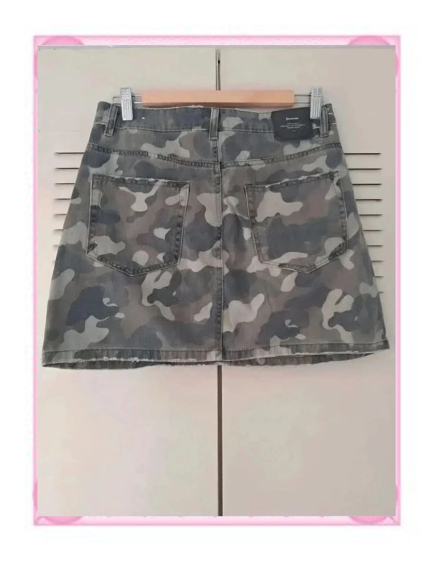 Falda Vaquera Camuflaje Stradivarius – Stradivarius – taille L / 40 / 12 5