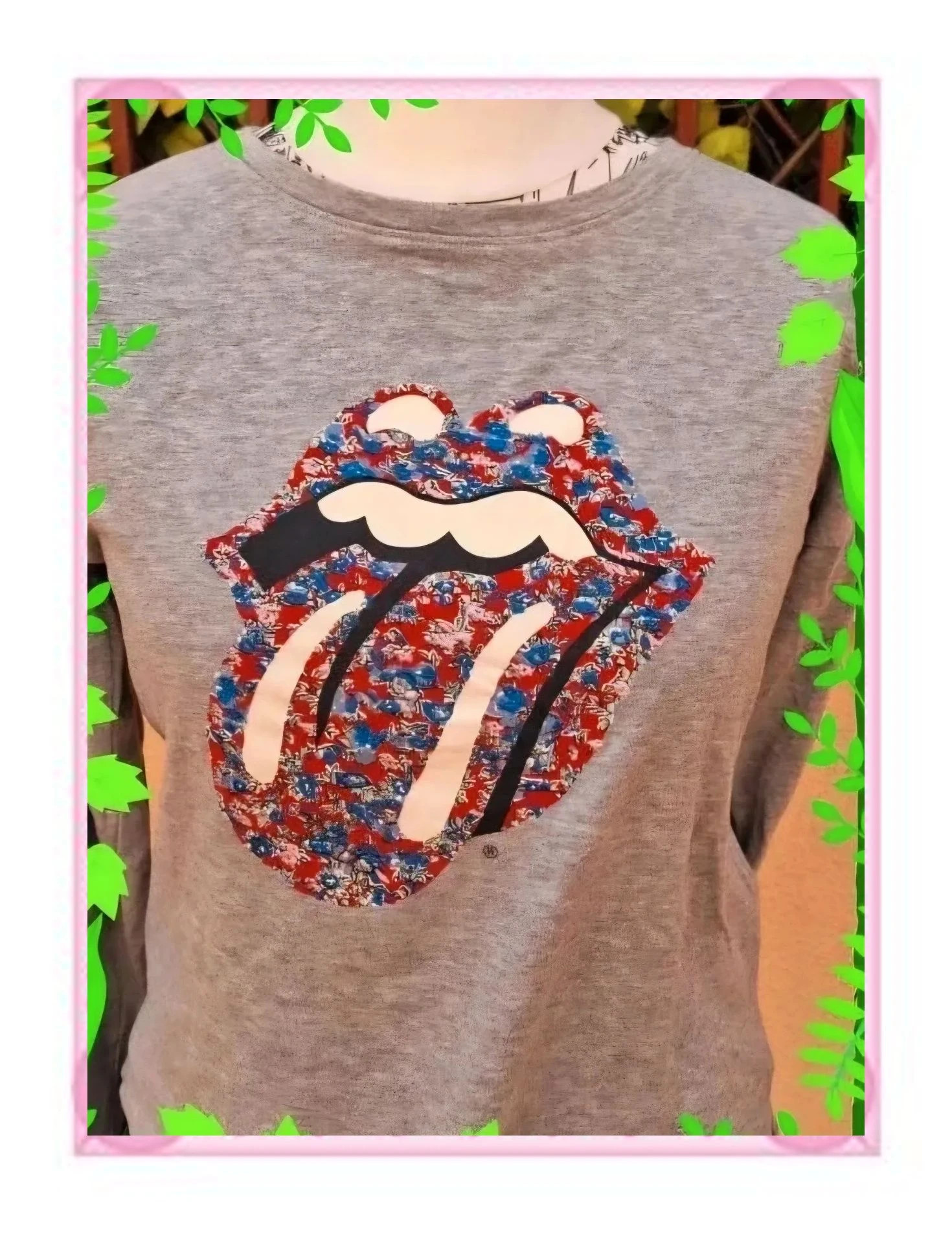 Camiseta Fina Manga Larga The Rolling Stones x Springfield Talla S – Springfield – taille S / 36 / 8 4