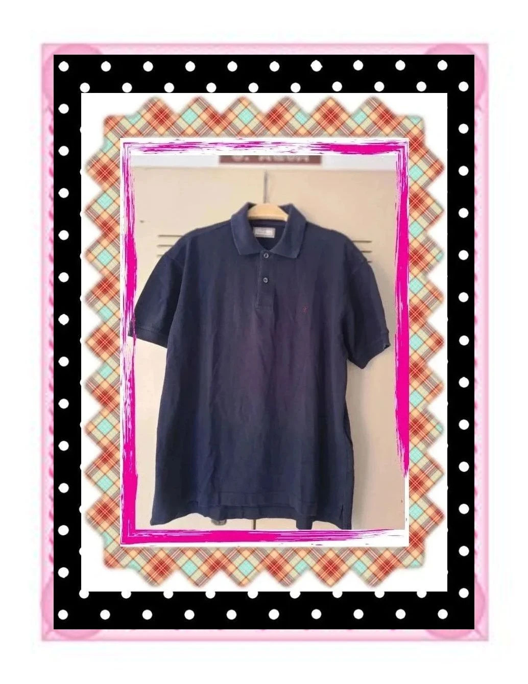 Polo Azul Marino Thomas Burberry