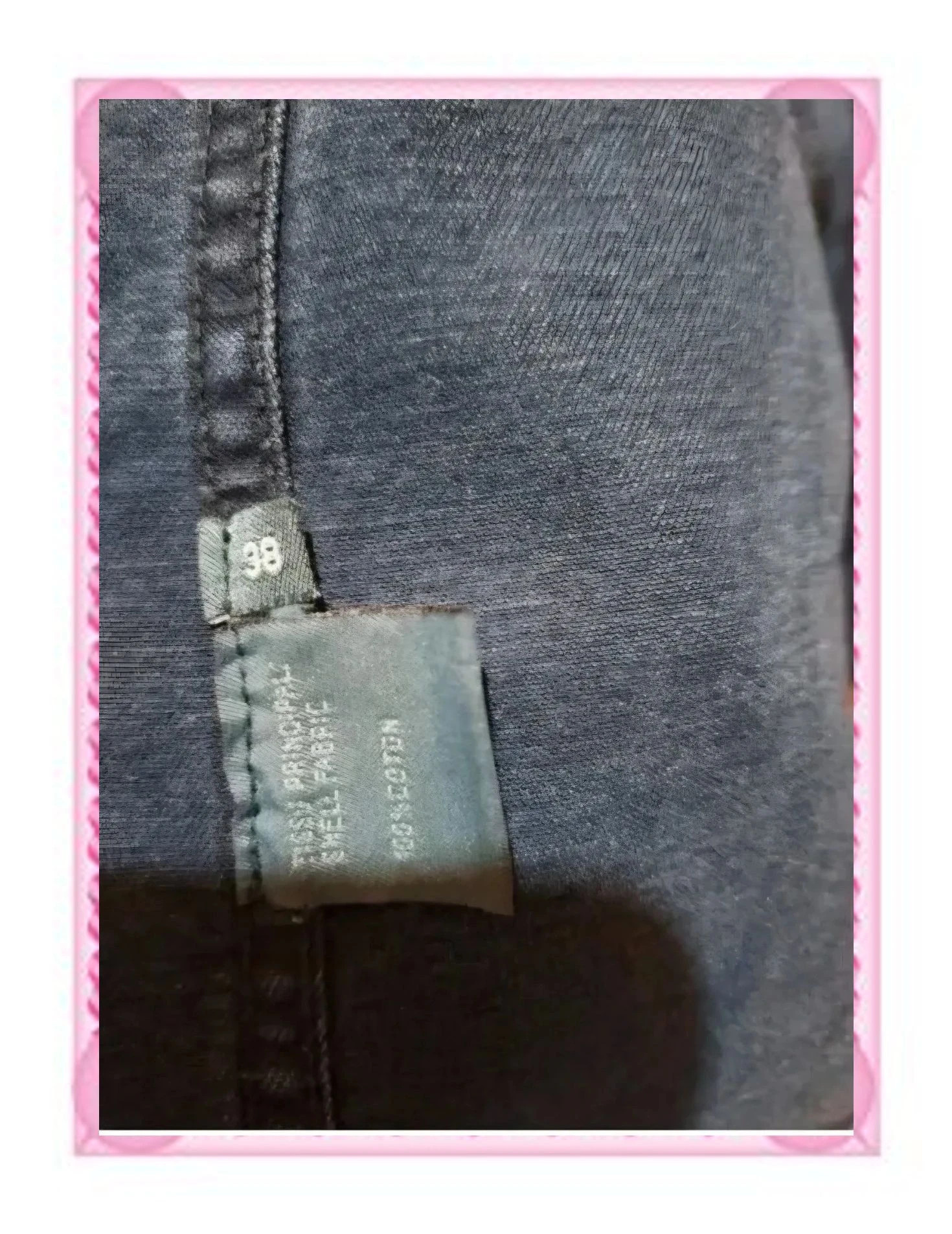 Chaquetón / Peacoat Vaquero Tipo Marinero – Azul Intenso – taille M / 38 / 10 4