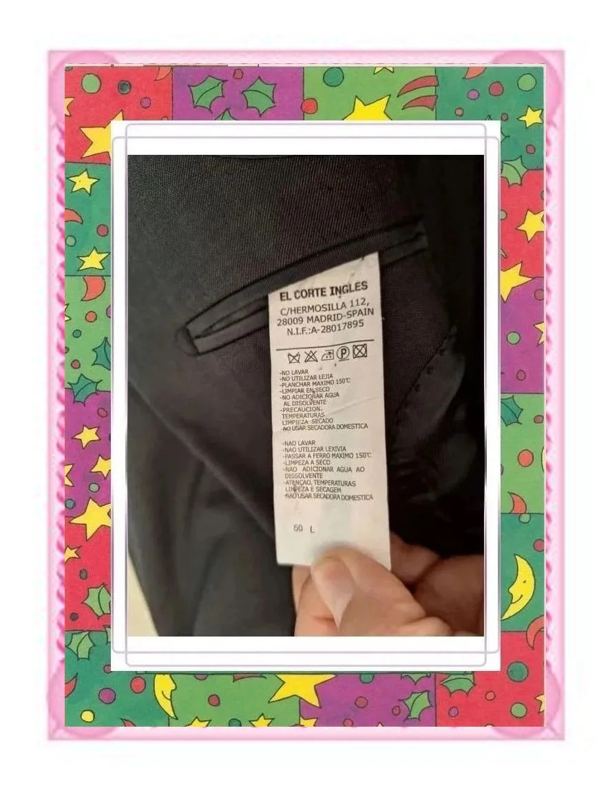Traje de Caballero Gris Oscuro Lotrec – El Corte Inglés – taille 50 5
