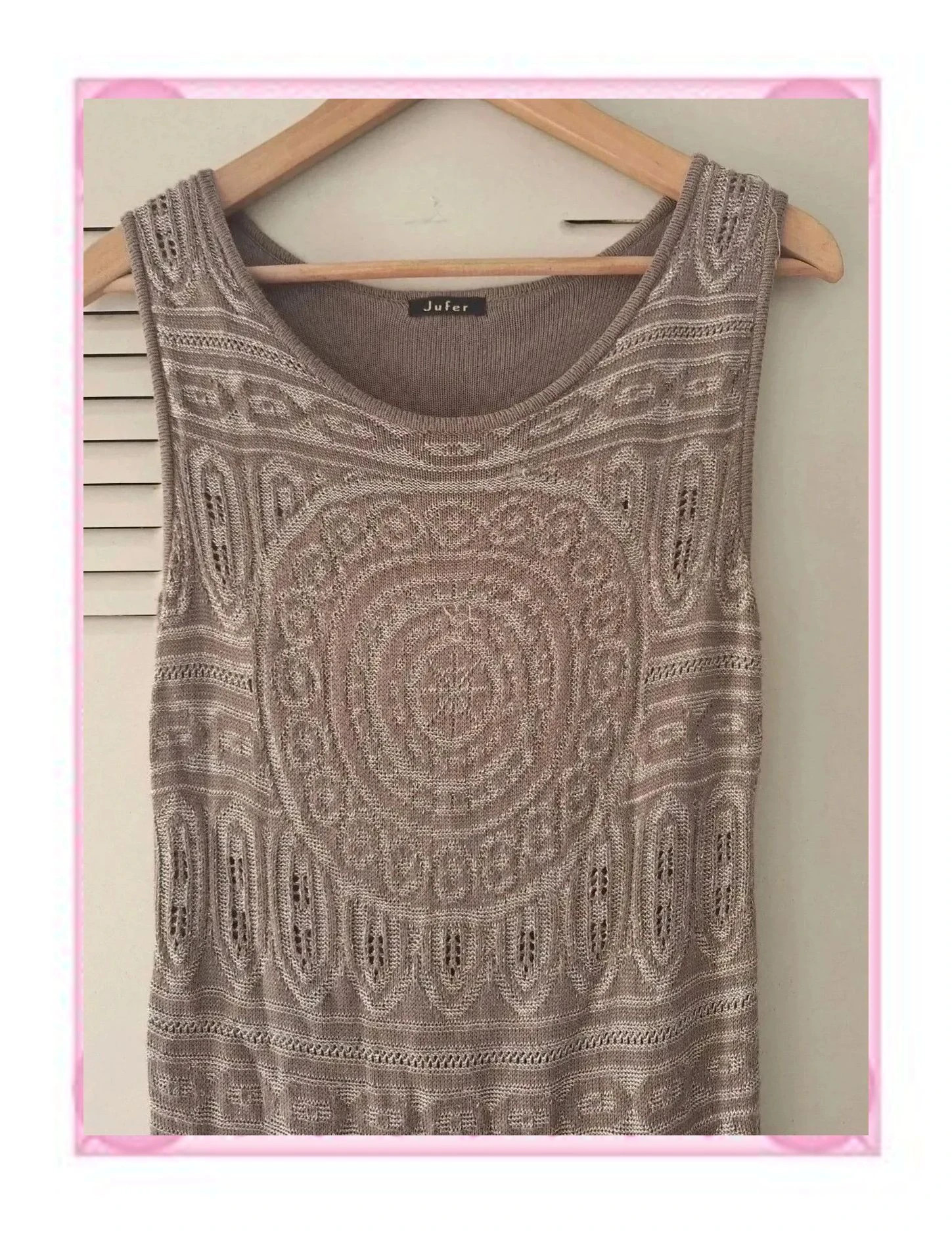 Vestido de Punto Calado Jufer – Jufer – taille L / 40 / 12 2